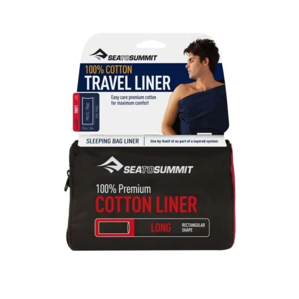 Sea To Summit Cotton Liner Long Navy