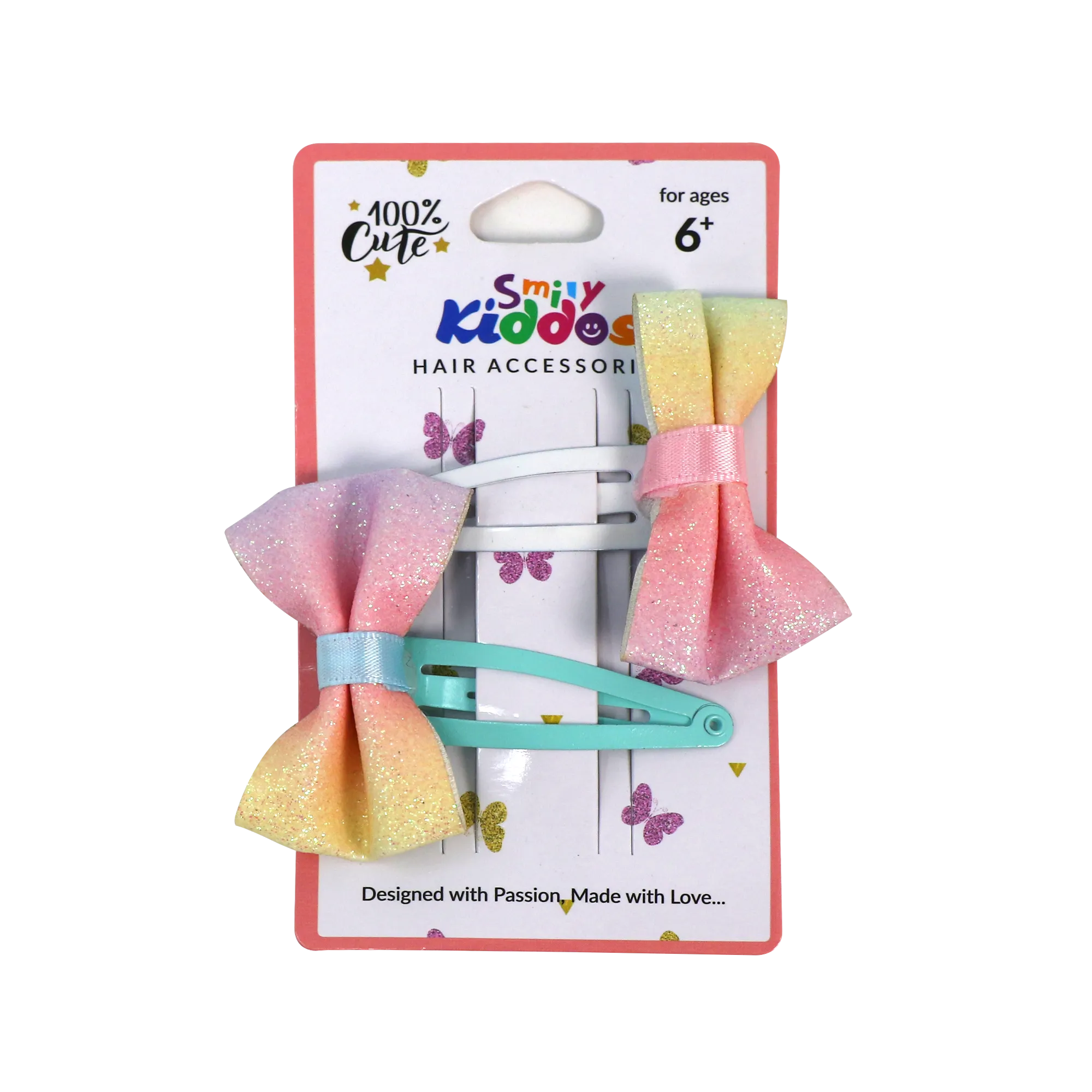 Smily Kiddos Rainbow Hair Clip Set