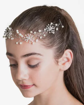 Studio 7, Spring Sparkle Hairpiece, Pearl White, HP08