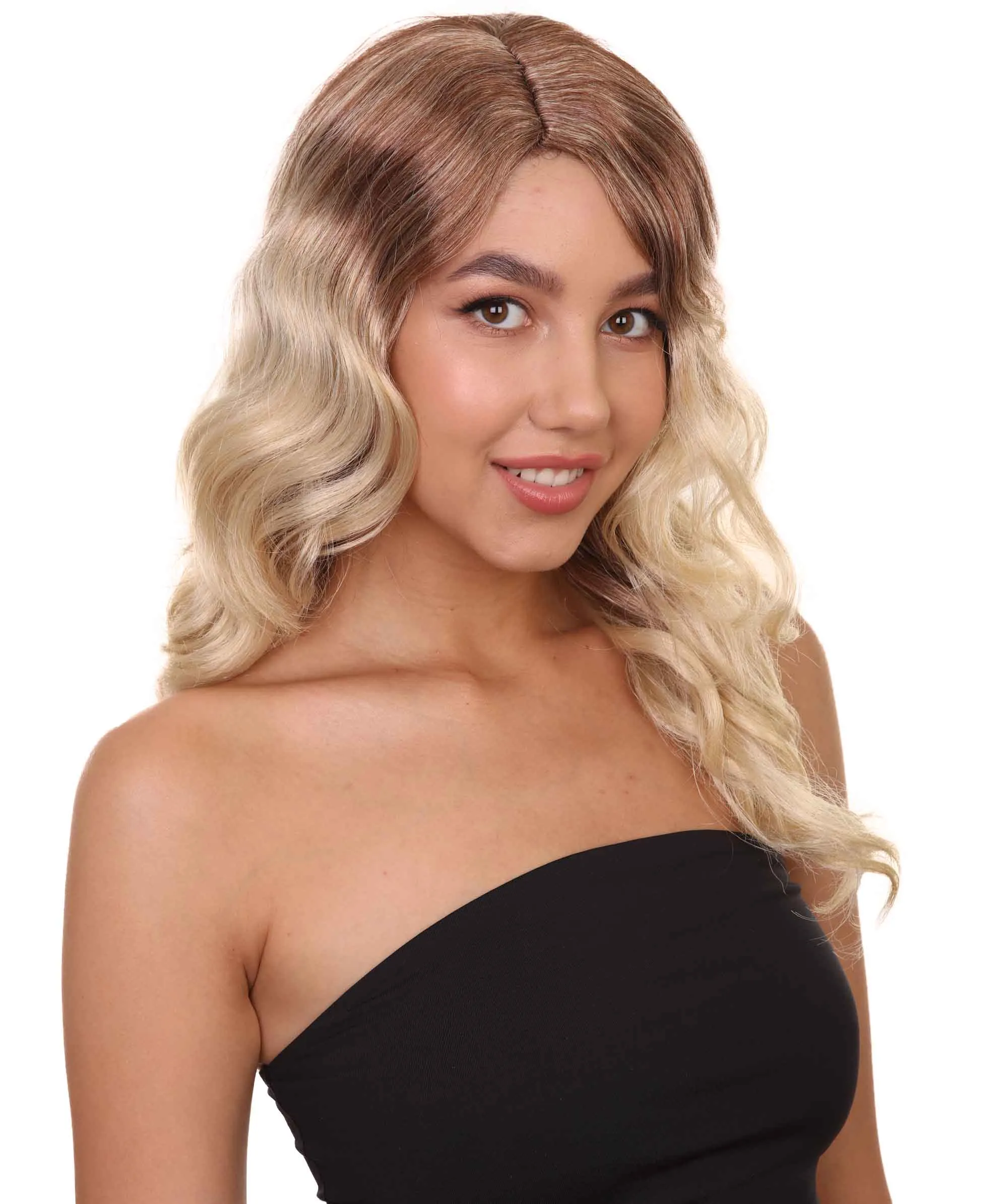 Superwomen Marley Womens Wig | Blond Long Sexy Cosplay Party Halloween Wig | Premium Breathable Capless Cap