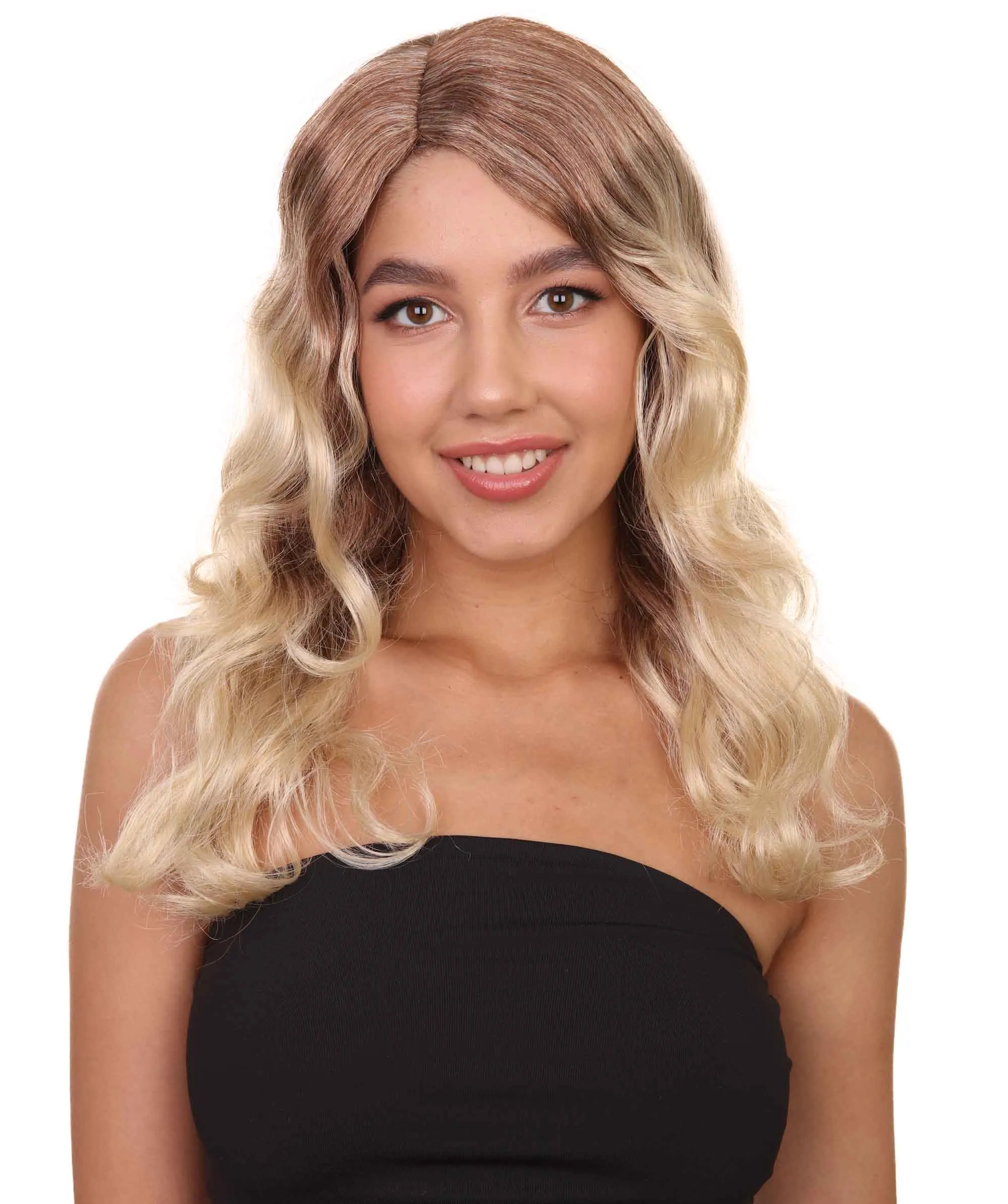 Superwomen Marley Womens Wig | Blond Long Sexy Cosplay Party Halloween Wig | Premium Breathable Capless Cap