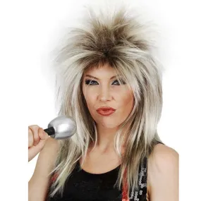 Tomfoolery Deluxe Tina Blonde 80's Rocker Wig