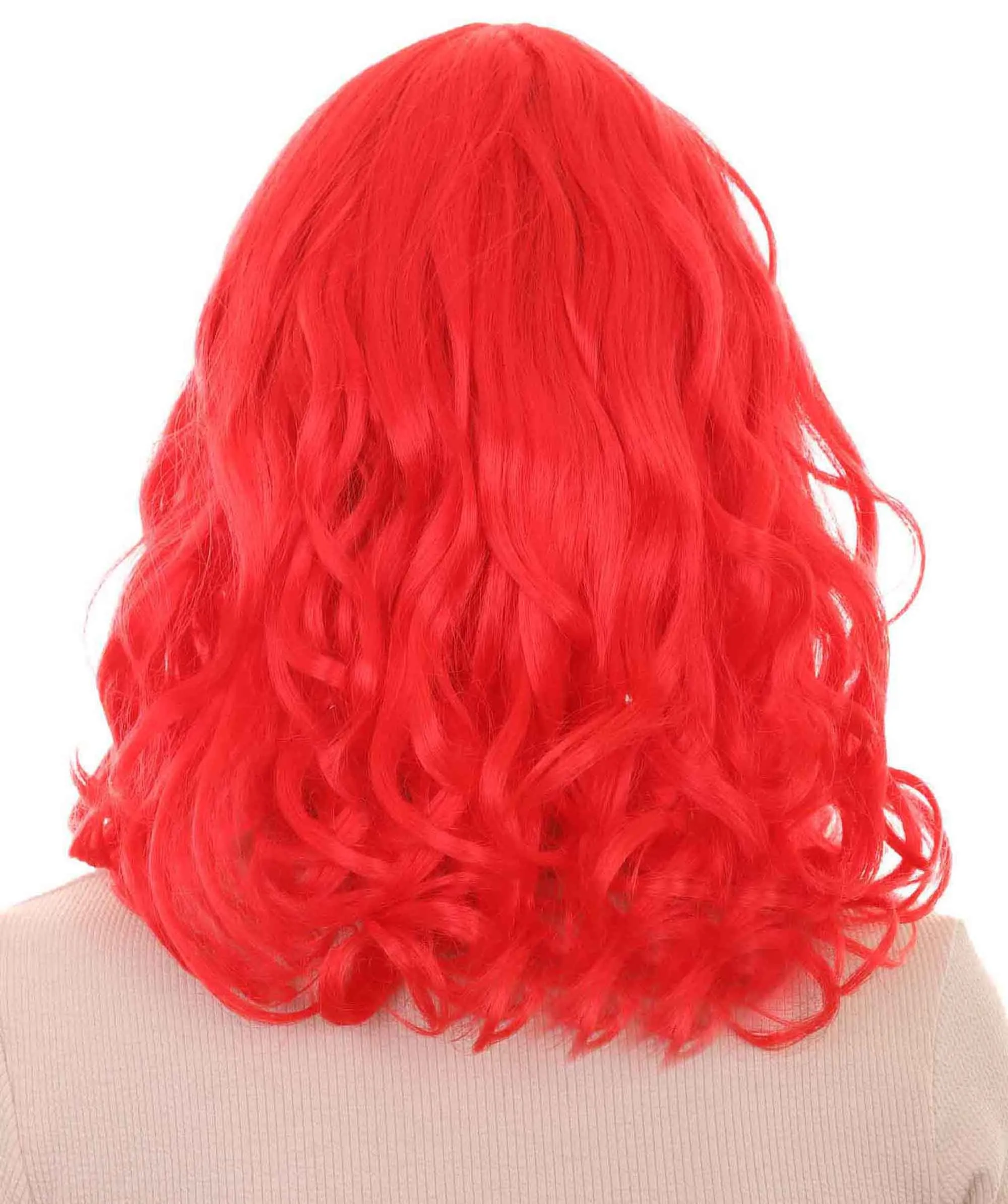 Womens Curly Wig | Red Cosplay TV/Movie Wigs | Premium Breathable Capless Cap