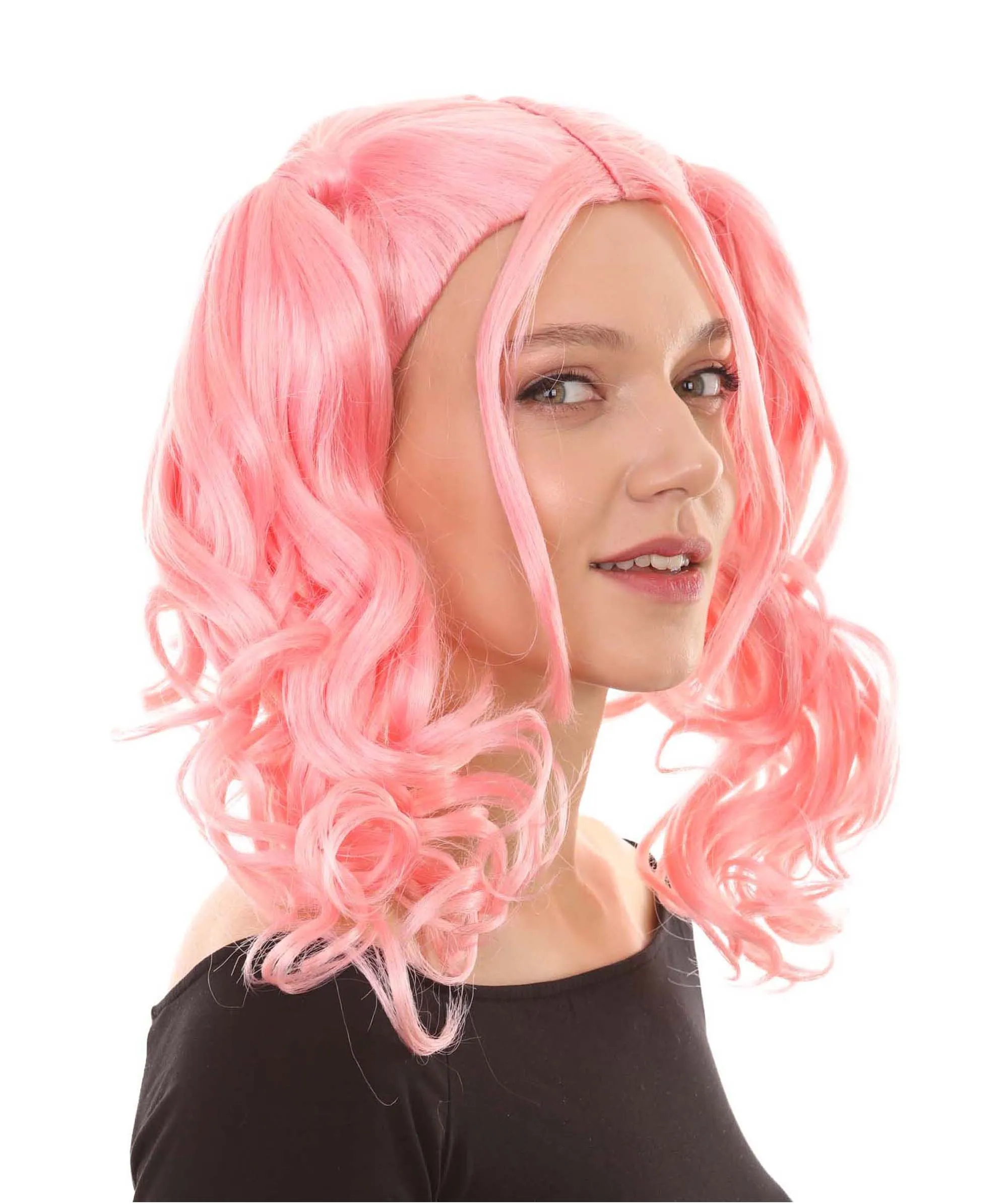 Womens Dolly Pigtail Wigs Collection | Party Event Ready Cosplay Halloween Wigs | Premium Breathable Capless Cap