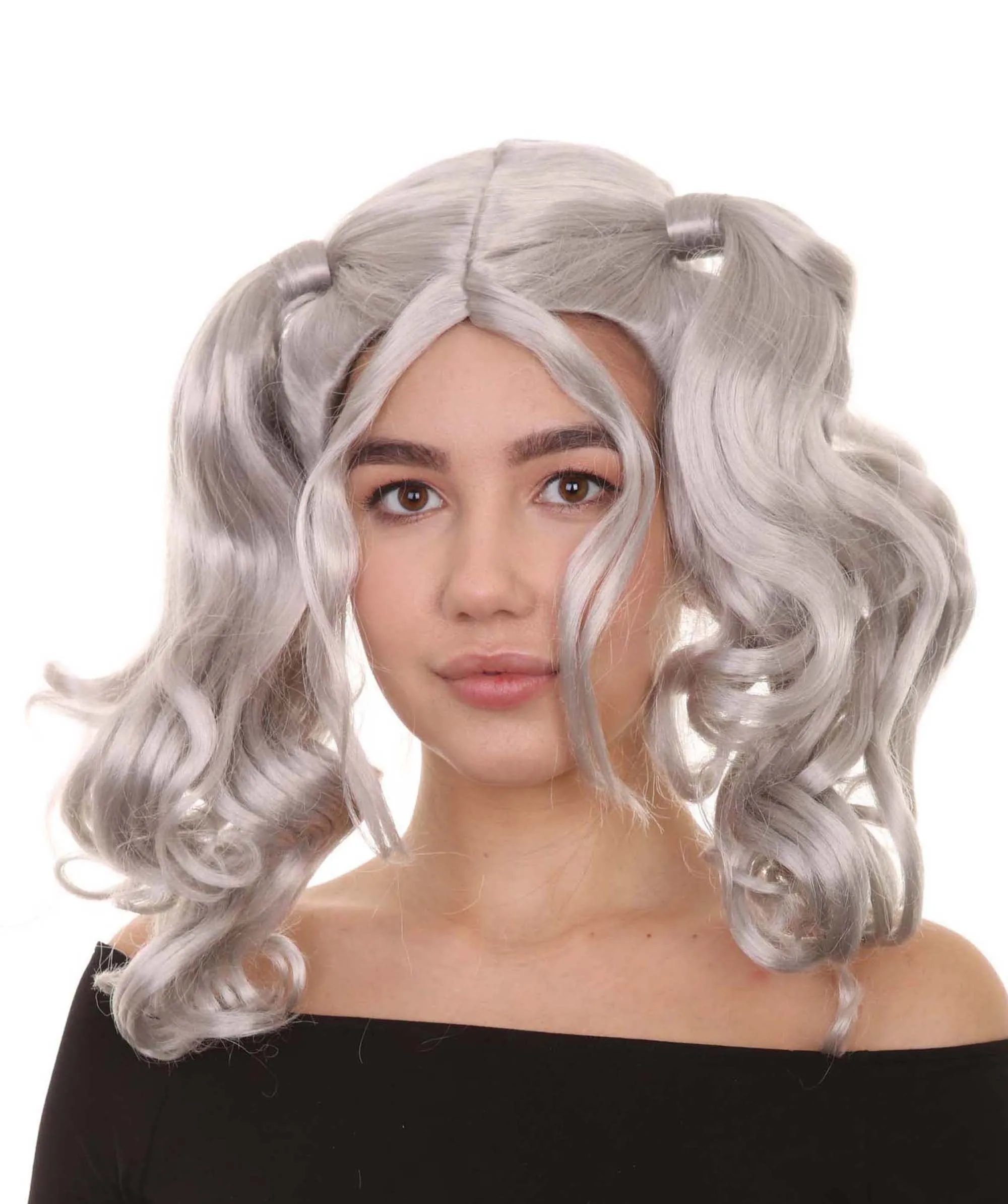 Womens Dolly Pigtail Wigs Collection | Party Event Ready Cosplay Halloween Wigs | Premium Breathable Capless Cap