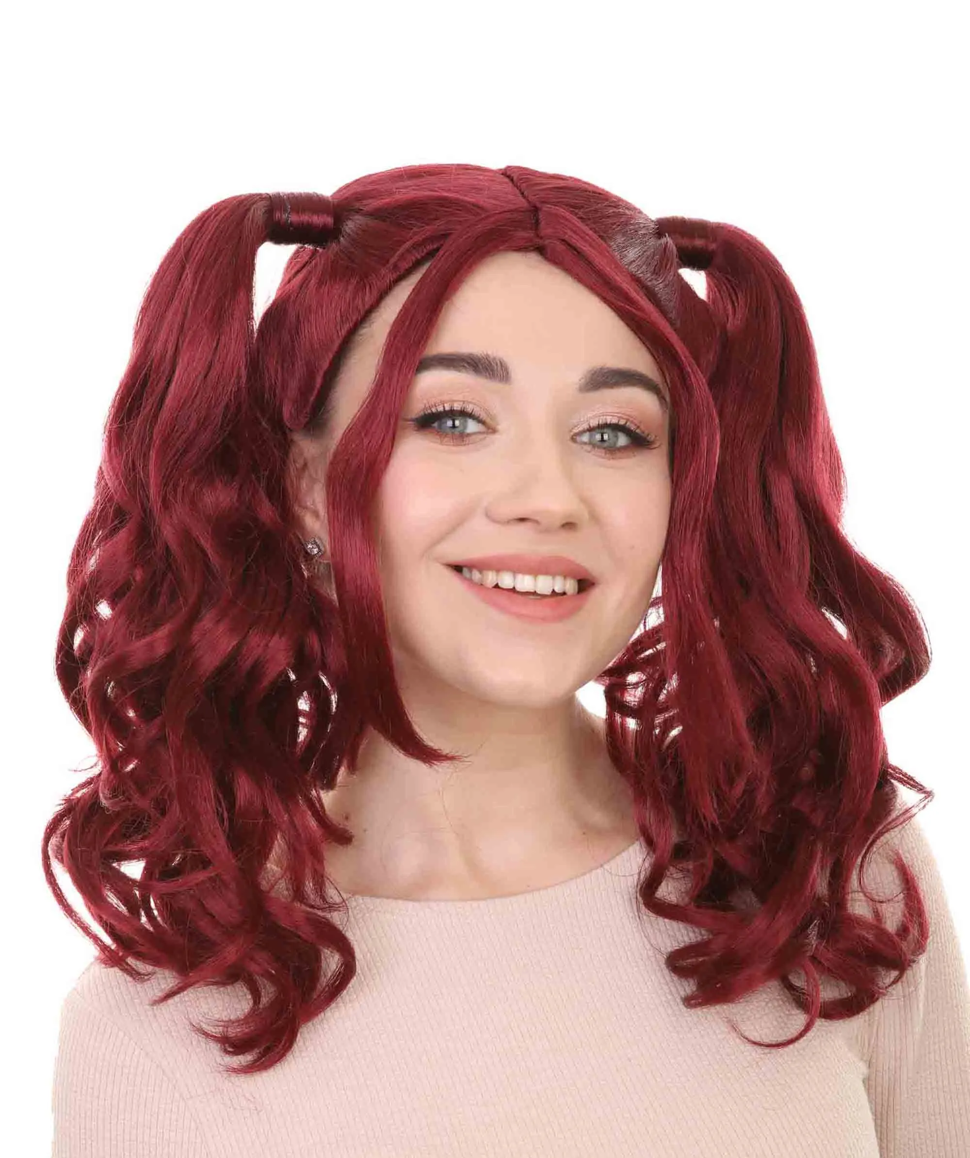 Womens Dolly Pigtail Wigs Collection | Party Event Ready Cosplay Halloween Wigs | Premium Breathable Capless Cap