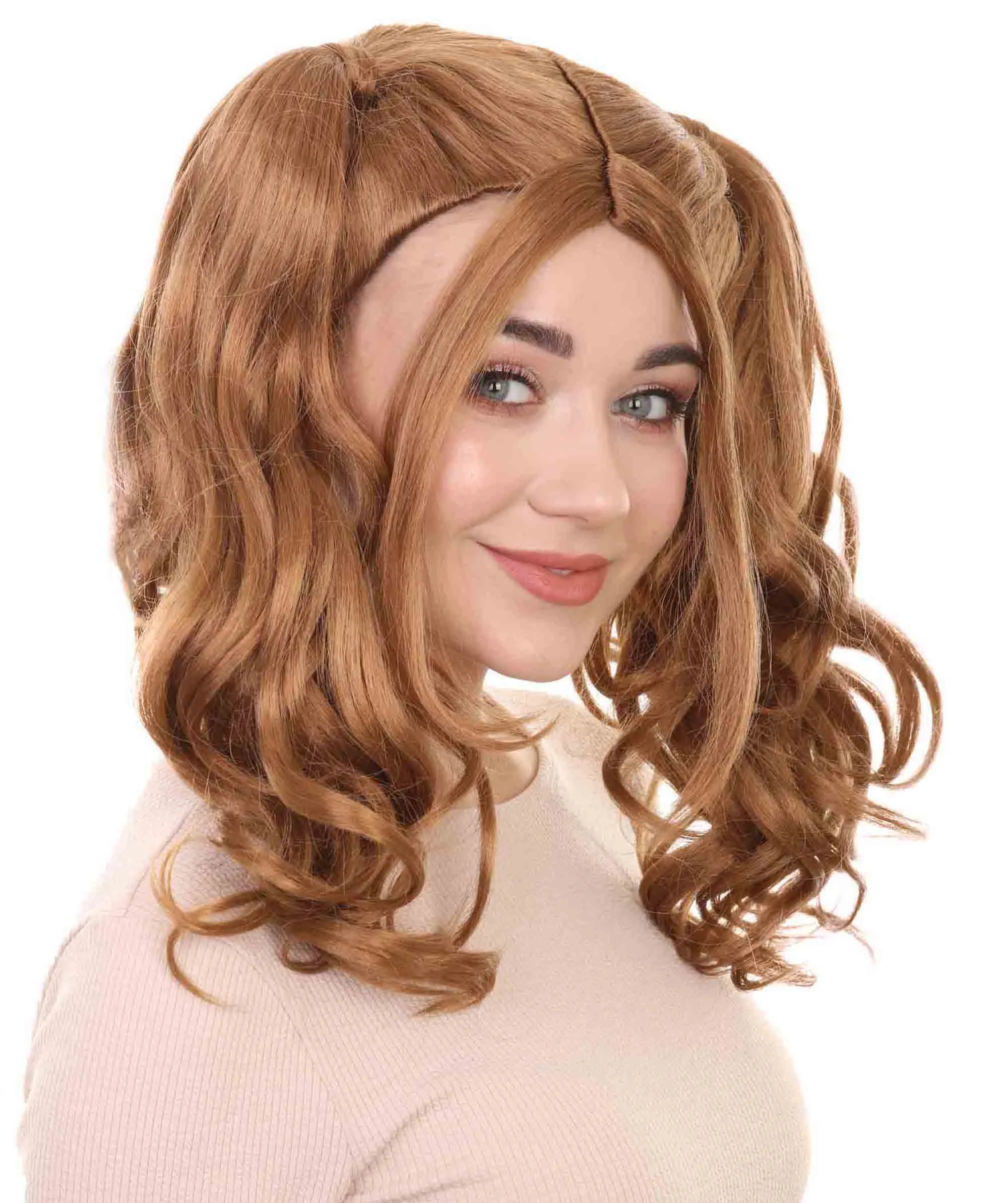 Womens Dolly Pigtail Wigs Collection | Party Event Ready Cosplay Halloween Wigs | Premium Breathable Capless Cap