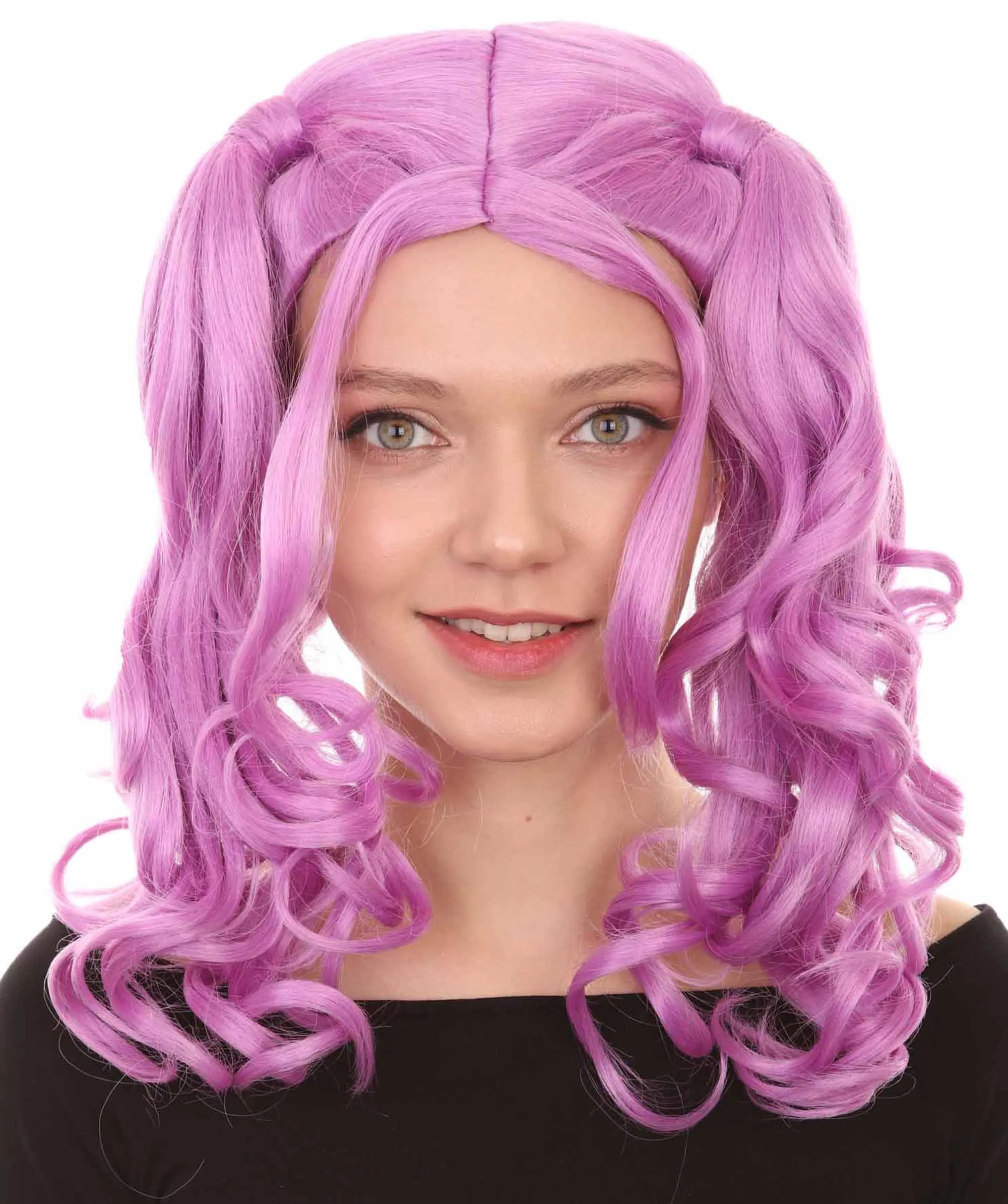 Womens Dolly Pigtail Wigs Collection | Party Event Ready Cosplay Halloween Wigs | Premium Breathable Capless Cap