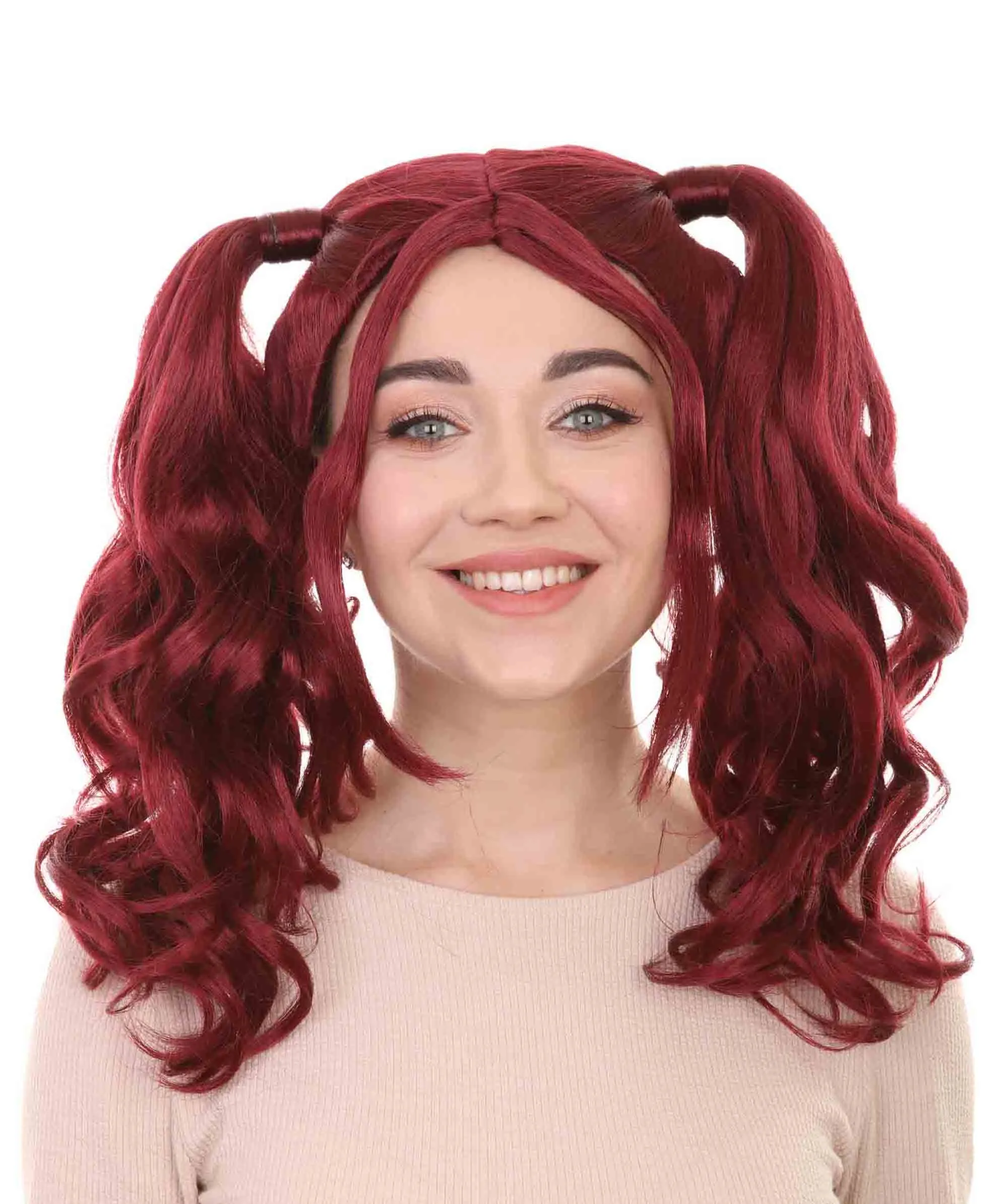 Womens Dolly Pigtail Wigs Collection | Party Event Ready Cosplay Halloween Wigs | Premium Breathable Capless Cap