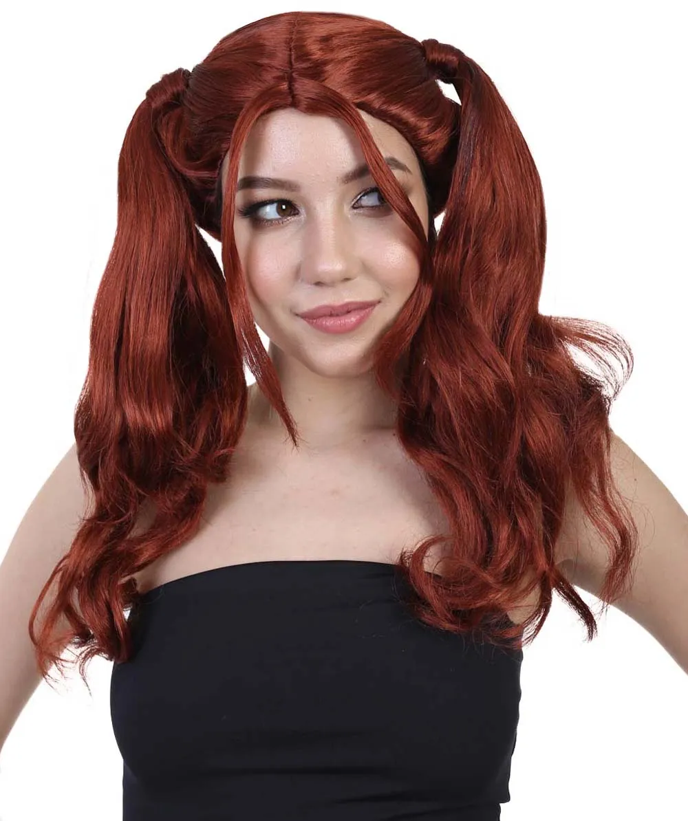 Womens Dolly Pigtail Wigs Collection | Party Event Ready Cosplay Halloween Wigs | Premium Breathable Capless Cap