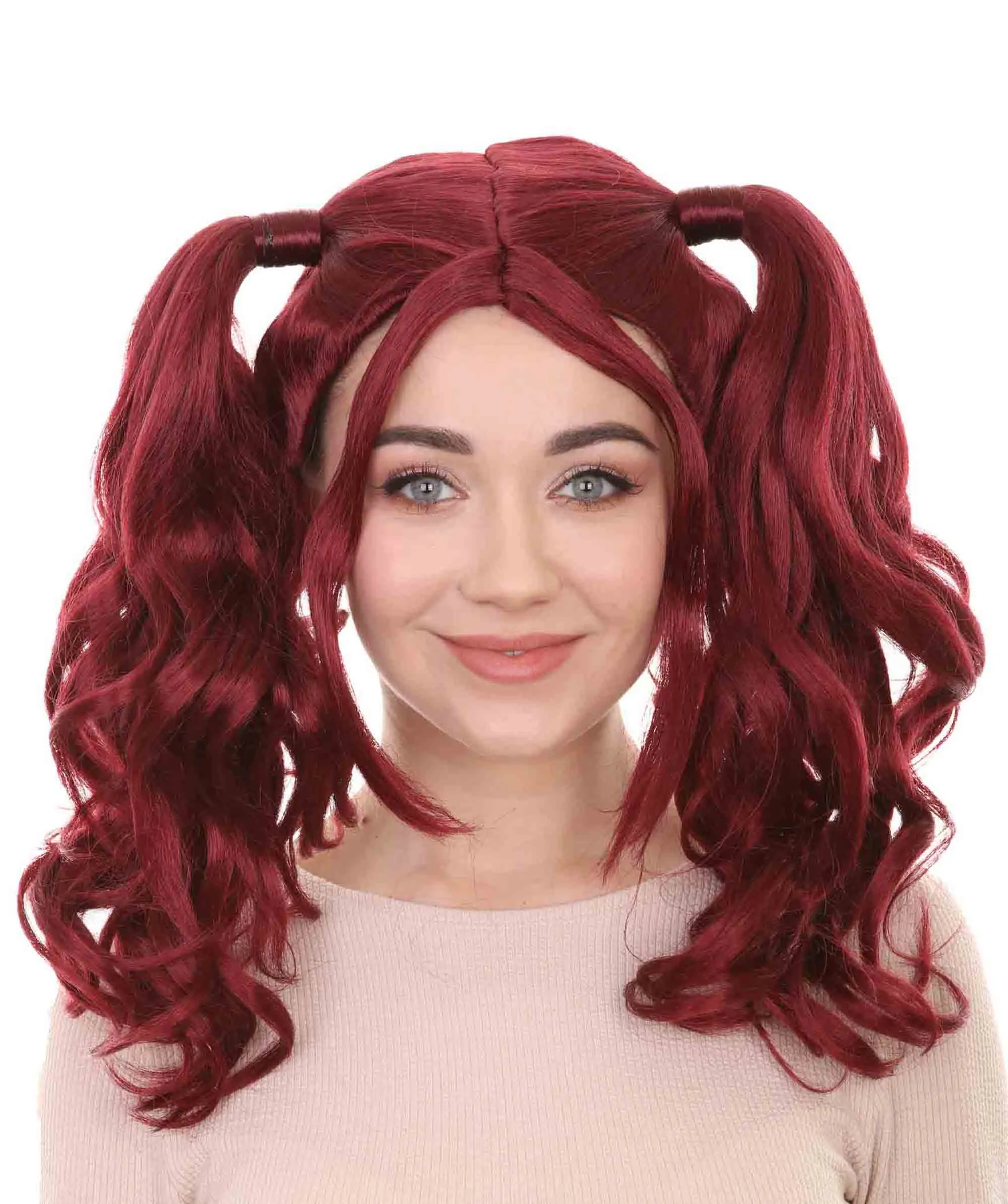 Womens Dolly Pigtail Wigs Collection | Party Event Ready Cosplay Halloween Wigs | Premium Breathable Capless Cap