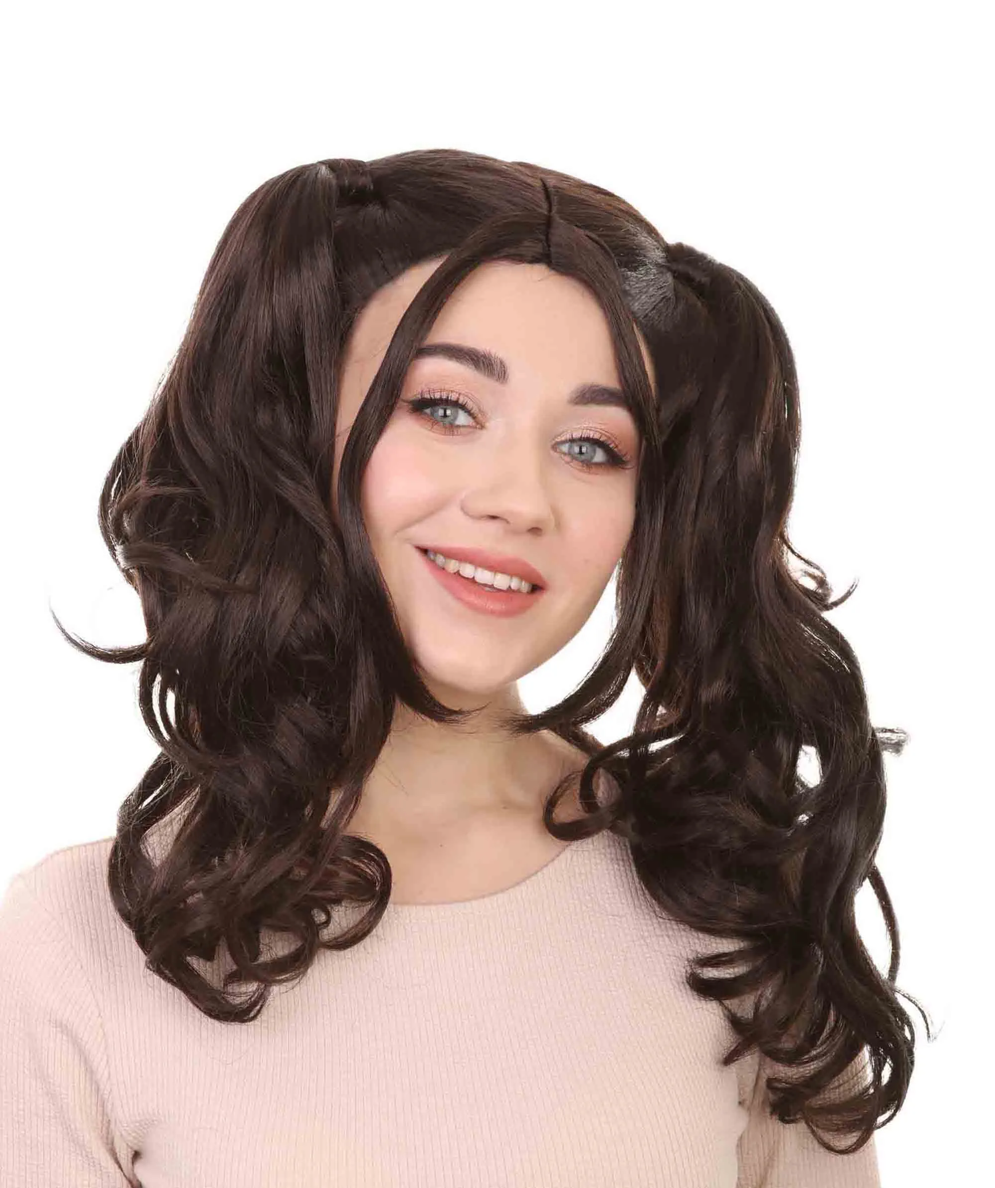 Womens Dolly Pigtail Wigs Collection | Party Event Ready Cosplay Halloween Wigs | Premium Breathable Capless Cap