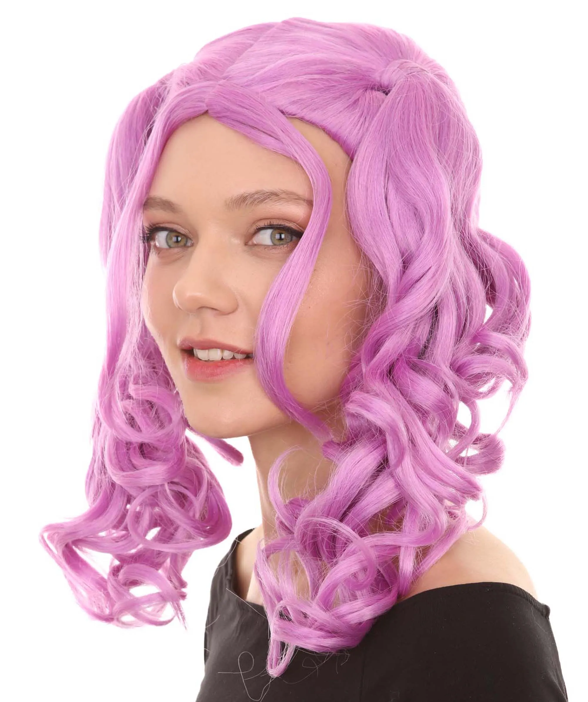 Womens Dolly Pigtail Wigs Collection | Party Event Ready Cosplay Halloween Wigs | Premium Breathable Capless Cap