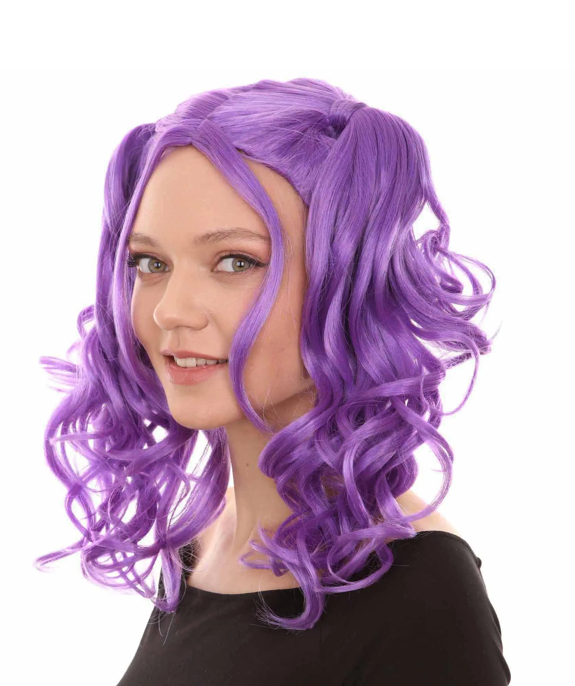 Womens Dolly Pigtail Wigs Collection | Party Event Ready Cosplay Halloween Wigs | Premium Breathable Capless Cap