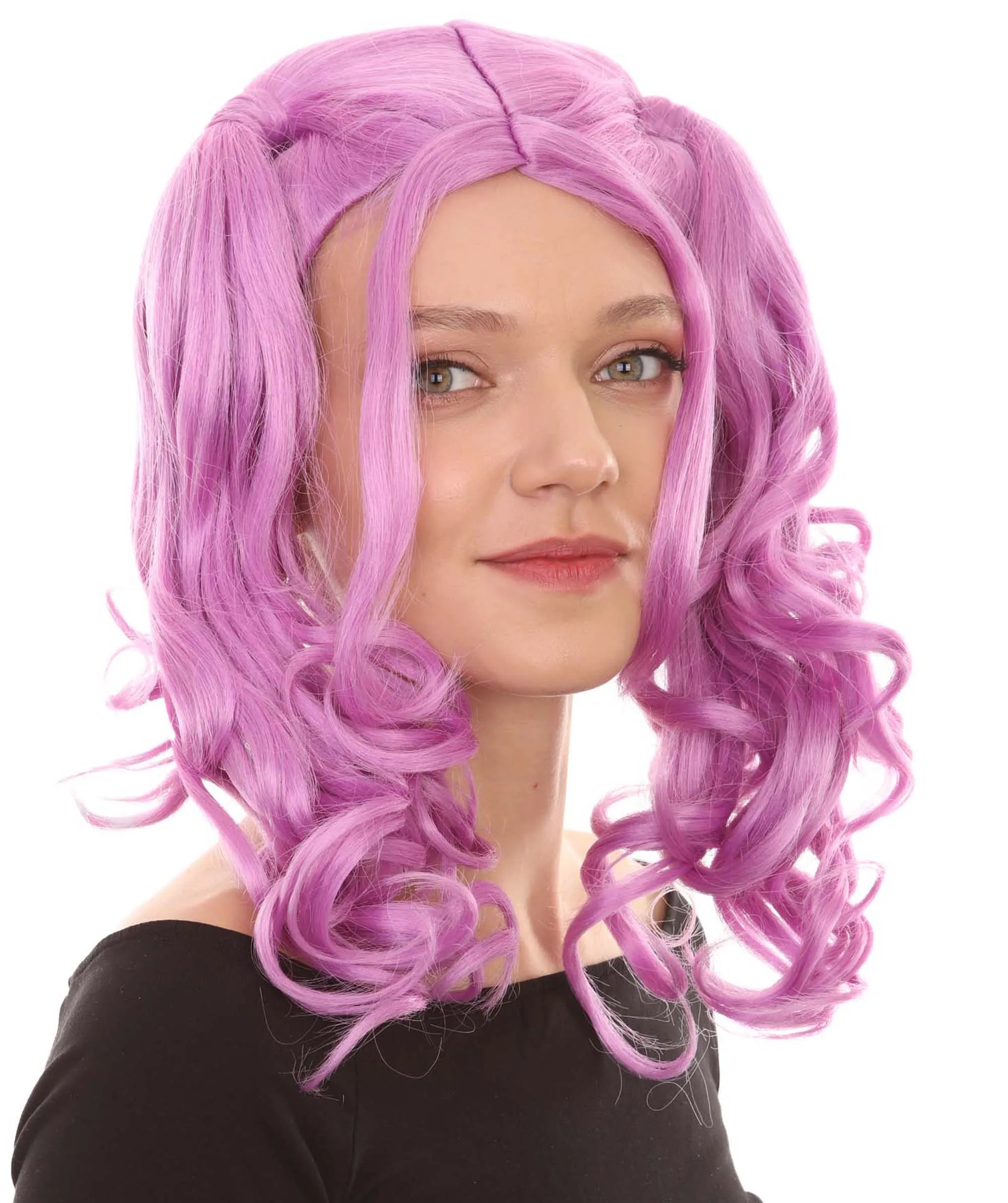 Womens Dolly Pigtail Wigs Collection | Party Event Ready Cosplay Halloween Wigs | Premium Breathable Capless Cap