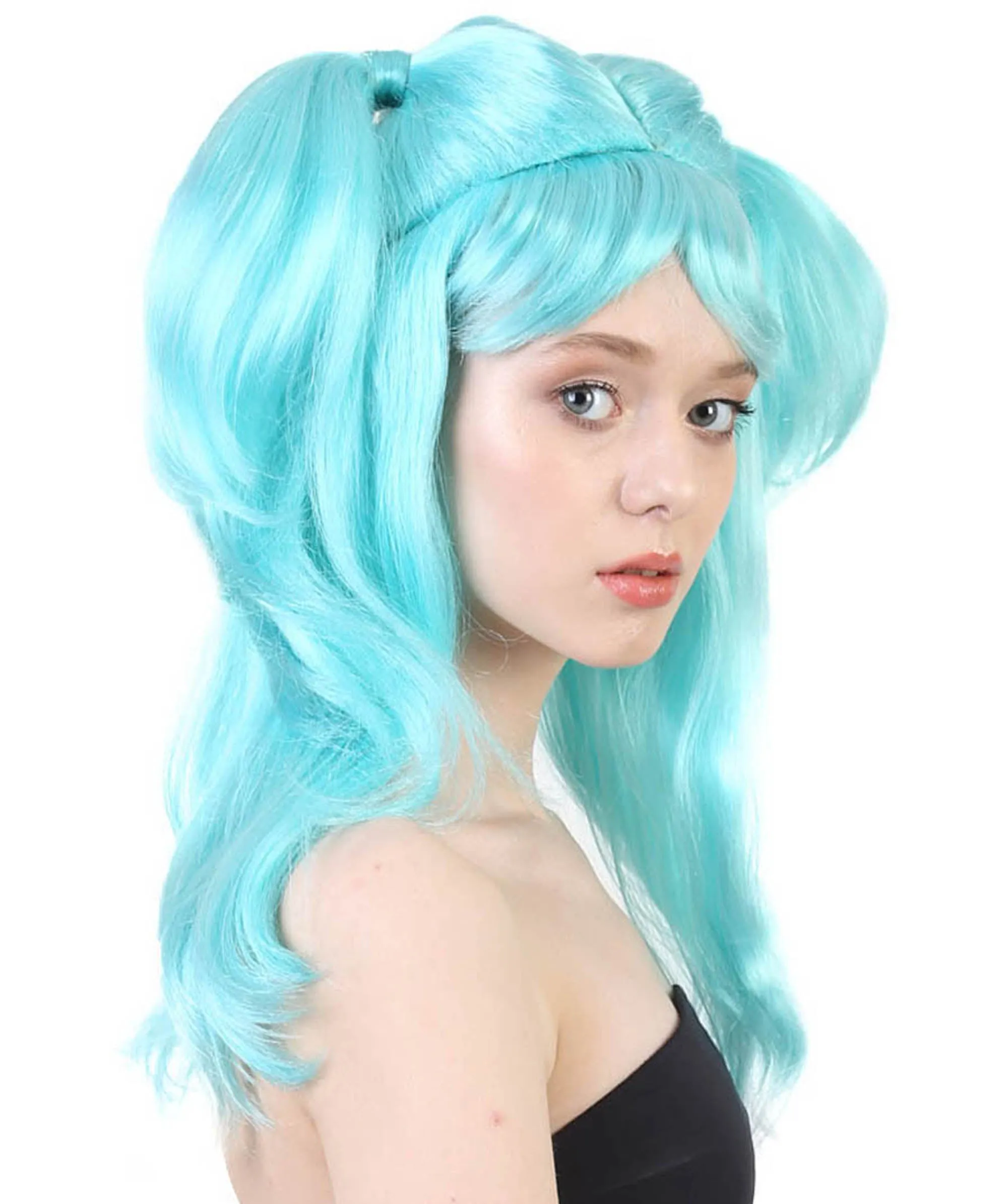 Womens Dolly Pigtail Wigs Collection | Party Event Ready Cosplay Halloween Wigs | Premium Breathable Capless Cap