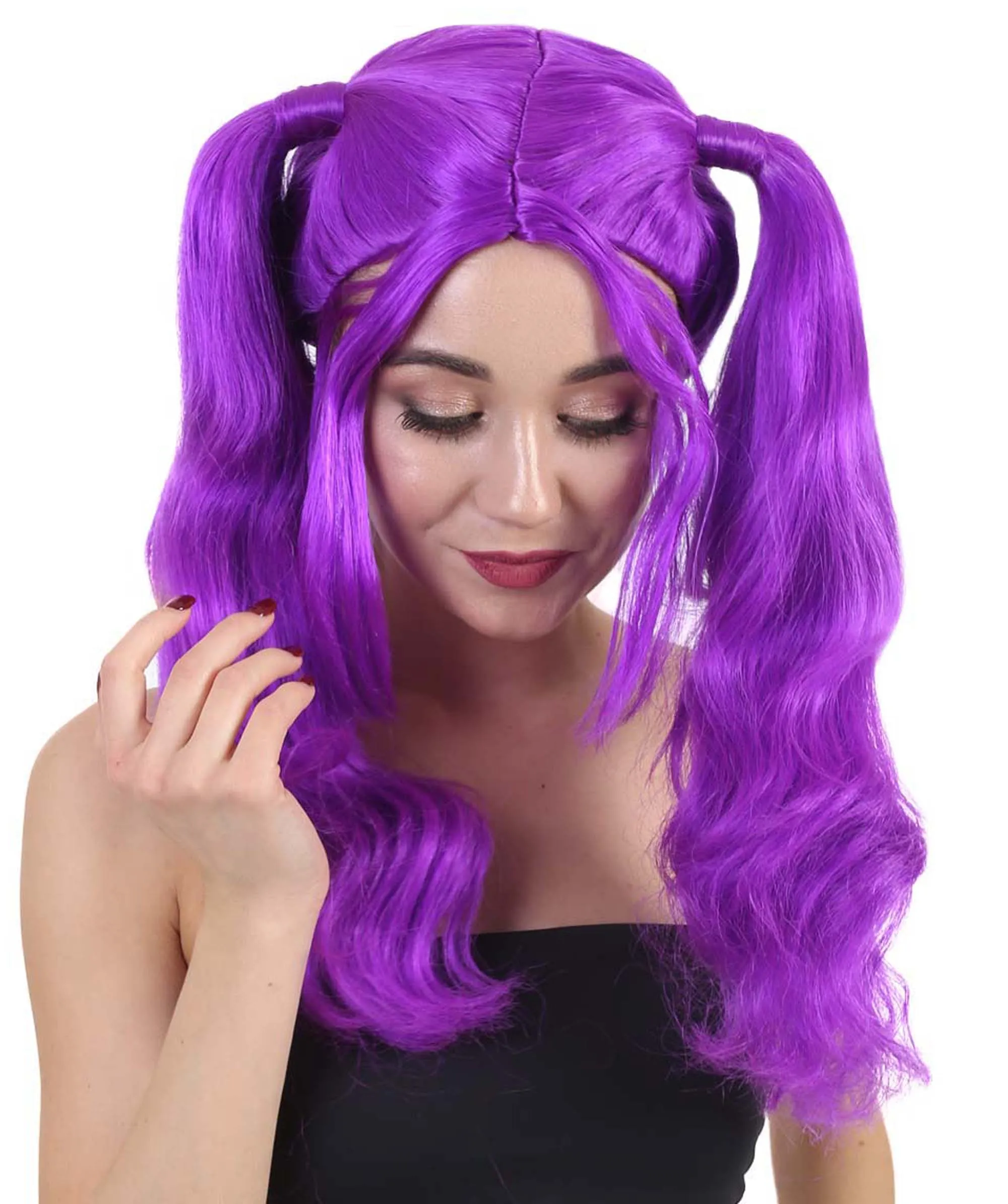 Womens Dolly Pigtail Wigs Collection | Party Event Ready Cosplay Halloween Wigs | Premium Breathable Capless Cap