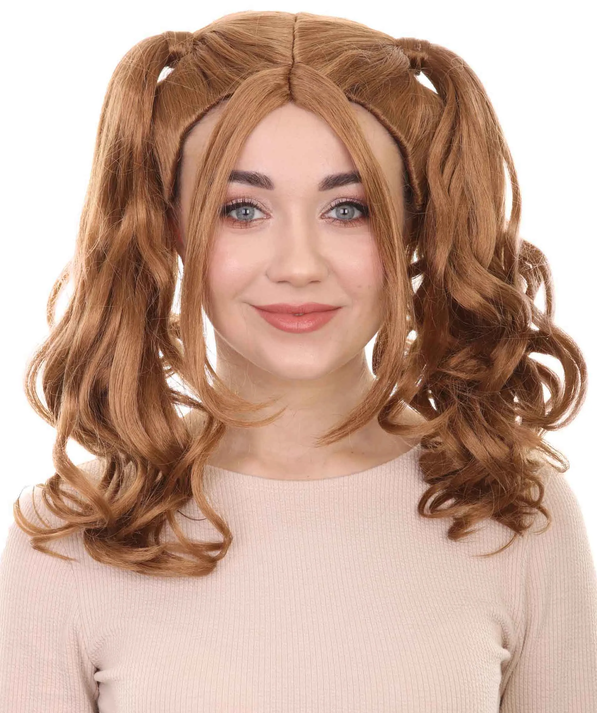 Womens Dolly Pigtail Wigs Collection | Party Event Ready Cosplay Halloween Wigs | Premium Breathable Capless Cap