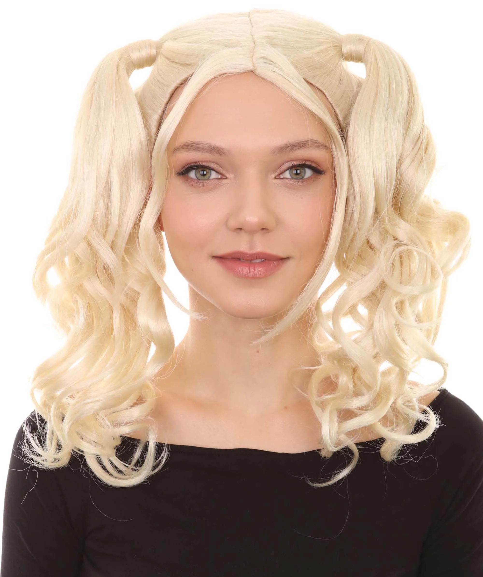 Womens Dolly Pigtail Wigs Collection | Party Event Ready Cosplay Halloween Wigs | Premium Breathable Capless Cap