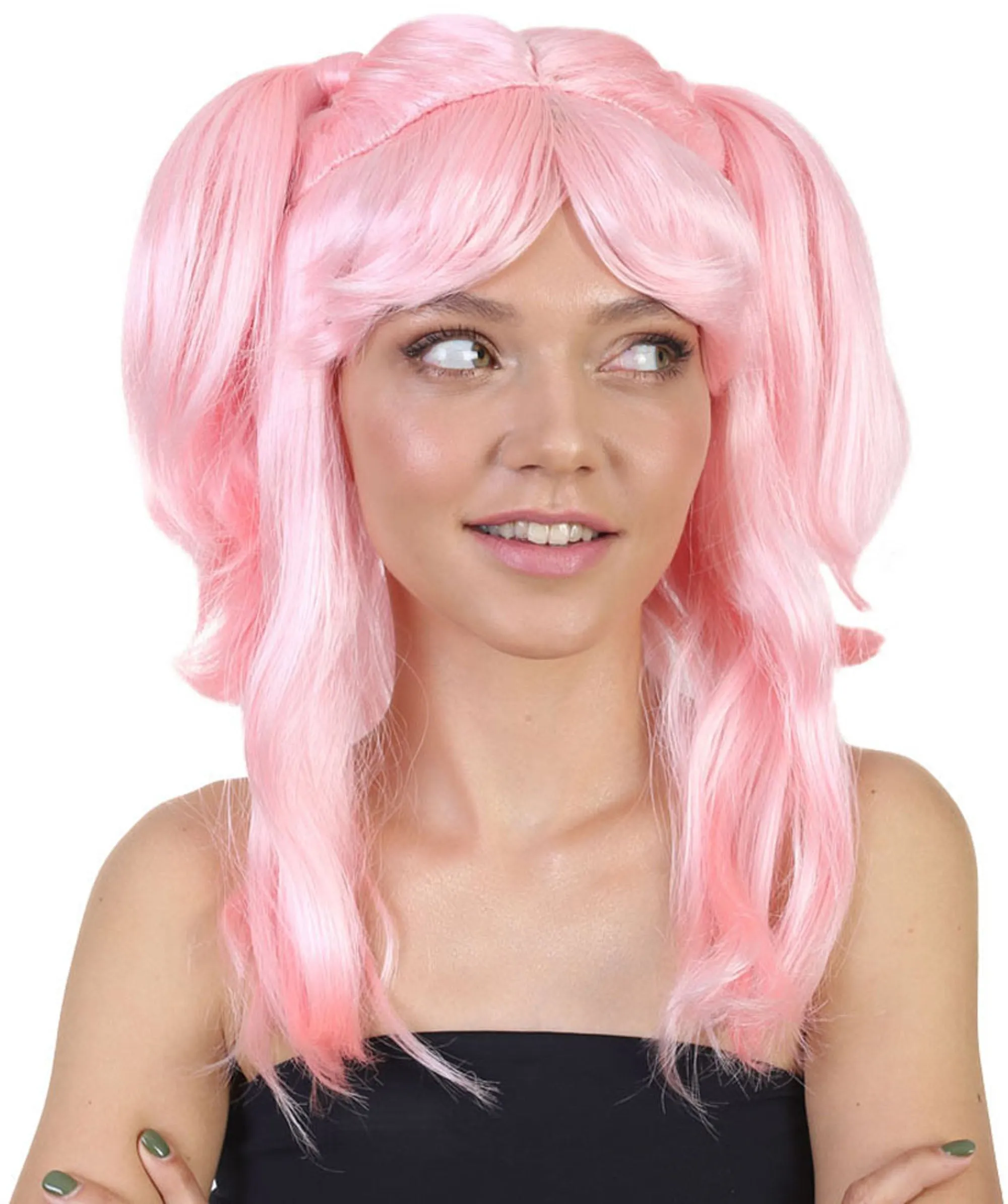 Womens Dolly Pigtail Wigs Collection | Party Event Ready Cosplay Halloween Wigs | Premium Breathable Capless Cap