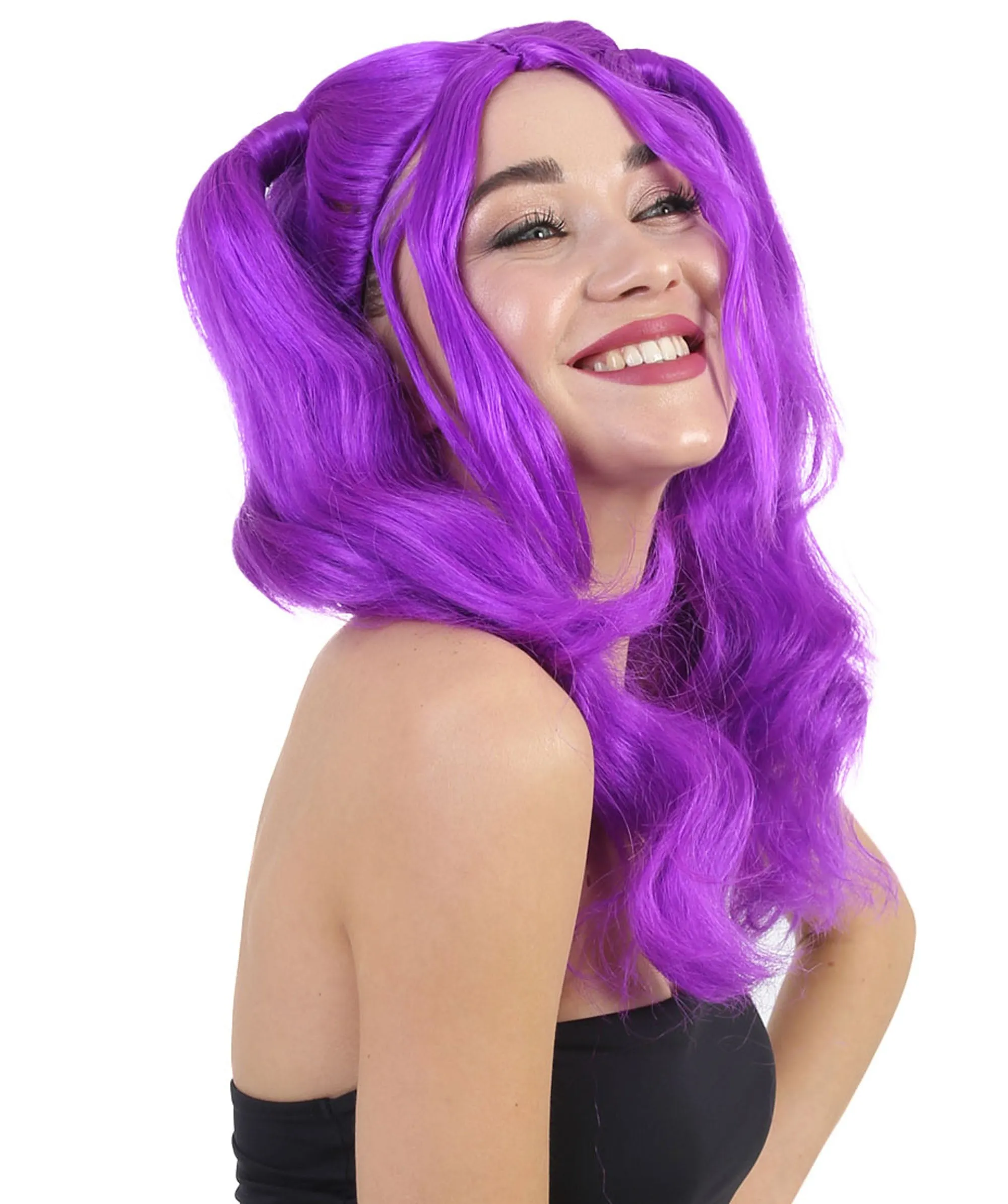 Womens Dolly Pigtail Wigs Collection | Party Event Ready Cosplay Halloween Wigs | Premium Breathable Capless Cap