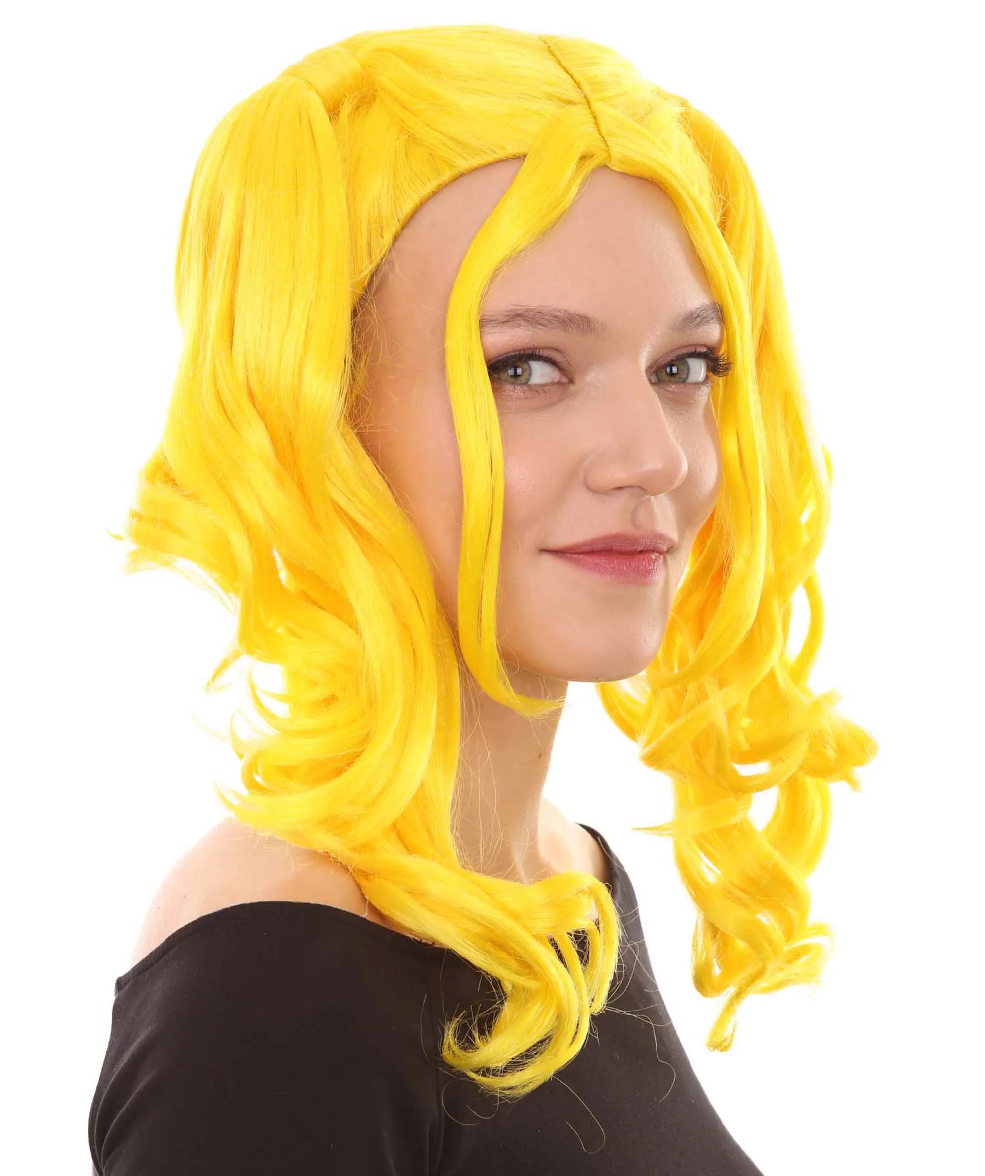 Womens Dolly Pigtail Wigs Collection | Party Event Ready Cosplay Halloween Wigs | Premium Breathable Capless Cap