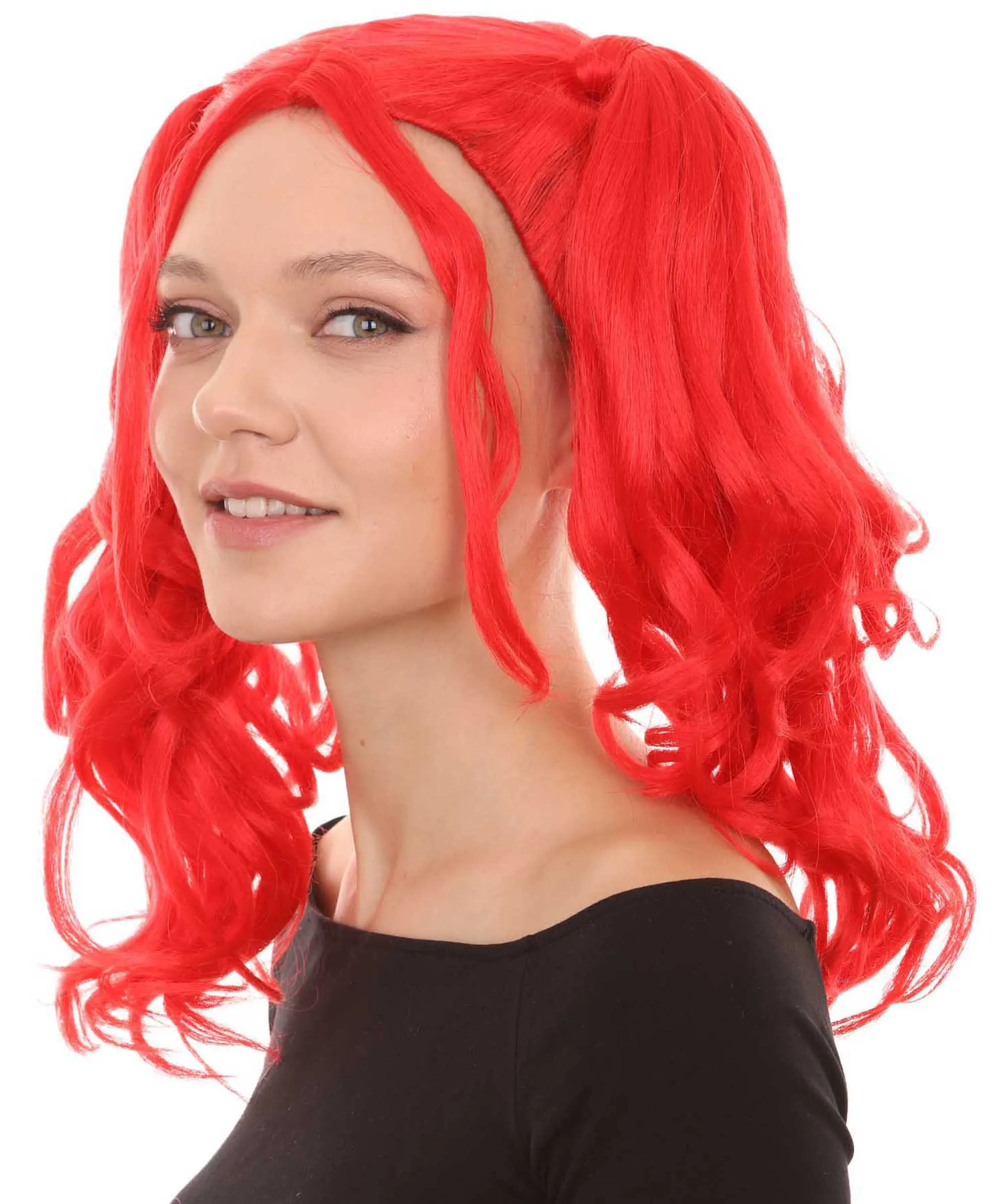 Womens Dolly Pigtail Wigs Collection | Party Event Ready Cosplay Halloween Wigs | Premium Breathable Capless Cap