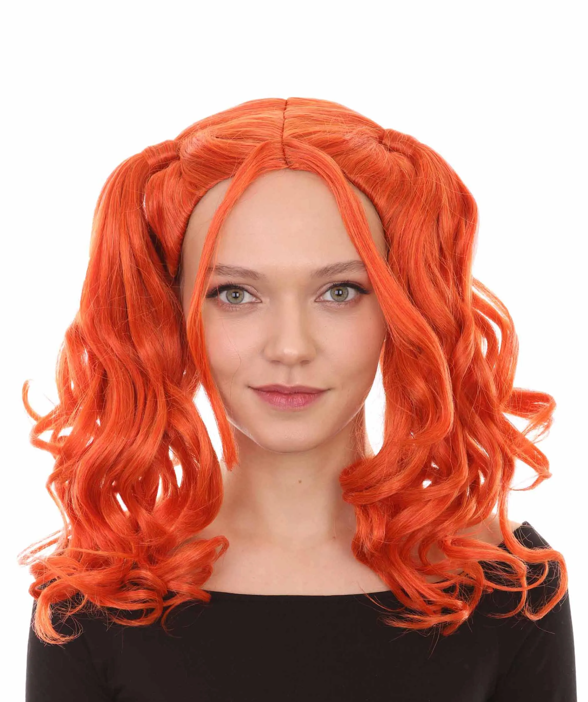 Womens Dolly Pigtail Wigs Collection | Party Event Ready Cosplay Halloween Wigs | Premium Breathable Capless Cap