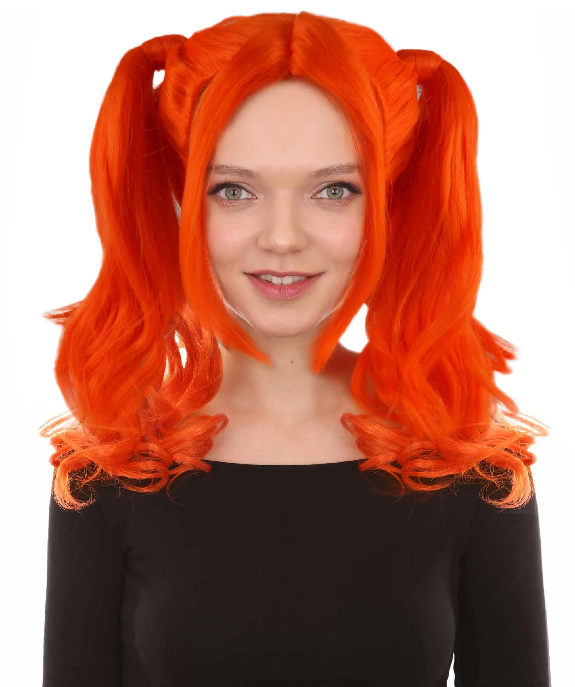 Womens Dolly Pigtail Wigs Collection | Party Event Ready Cosplay Halloween Wigs | Premium Breathable Capless Cap