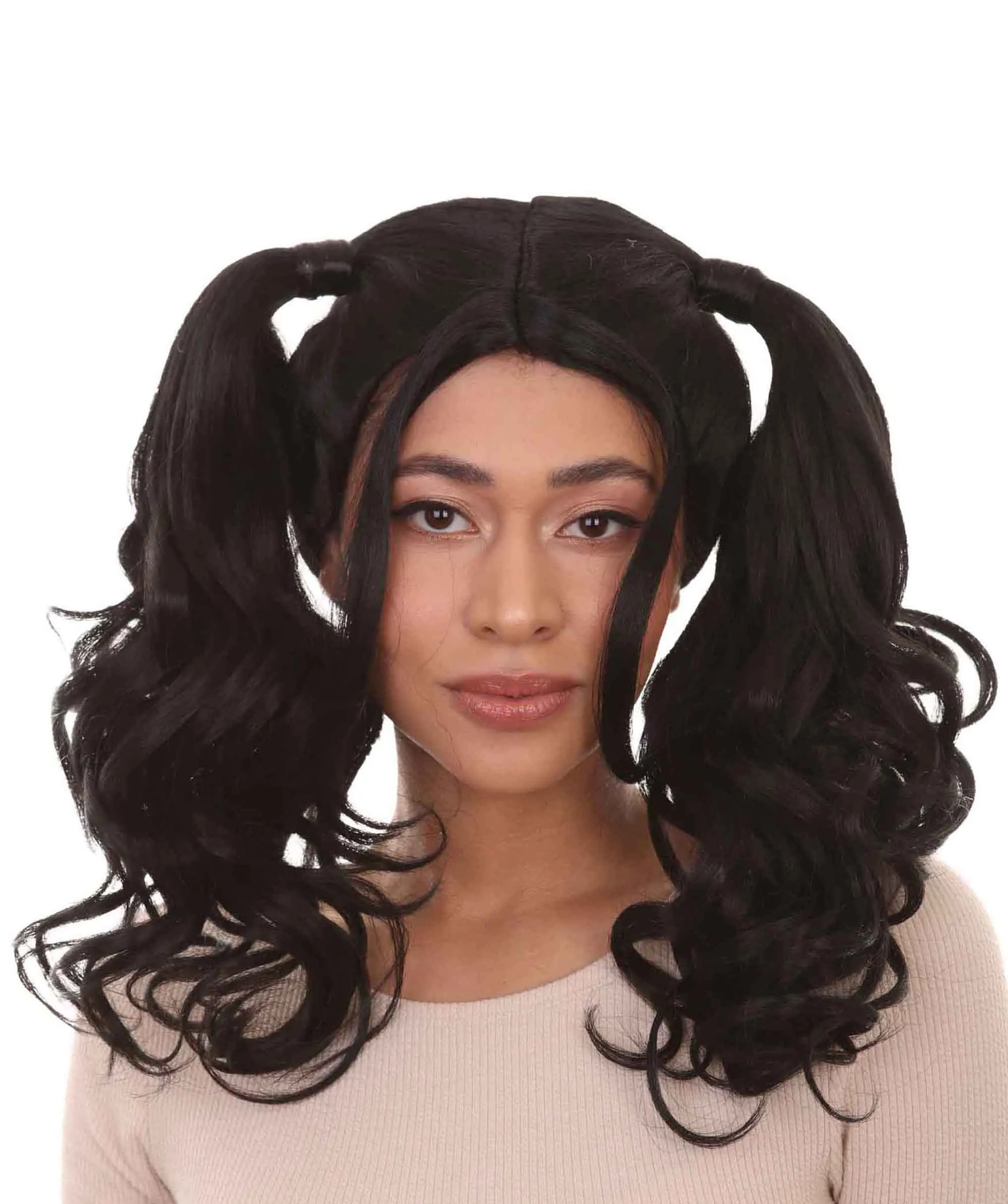 Womens Dolly Pigtail Wigs Collection | Party Event Ready Cosplay Halloween Wigs | Premium Breathable Capless Cap