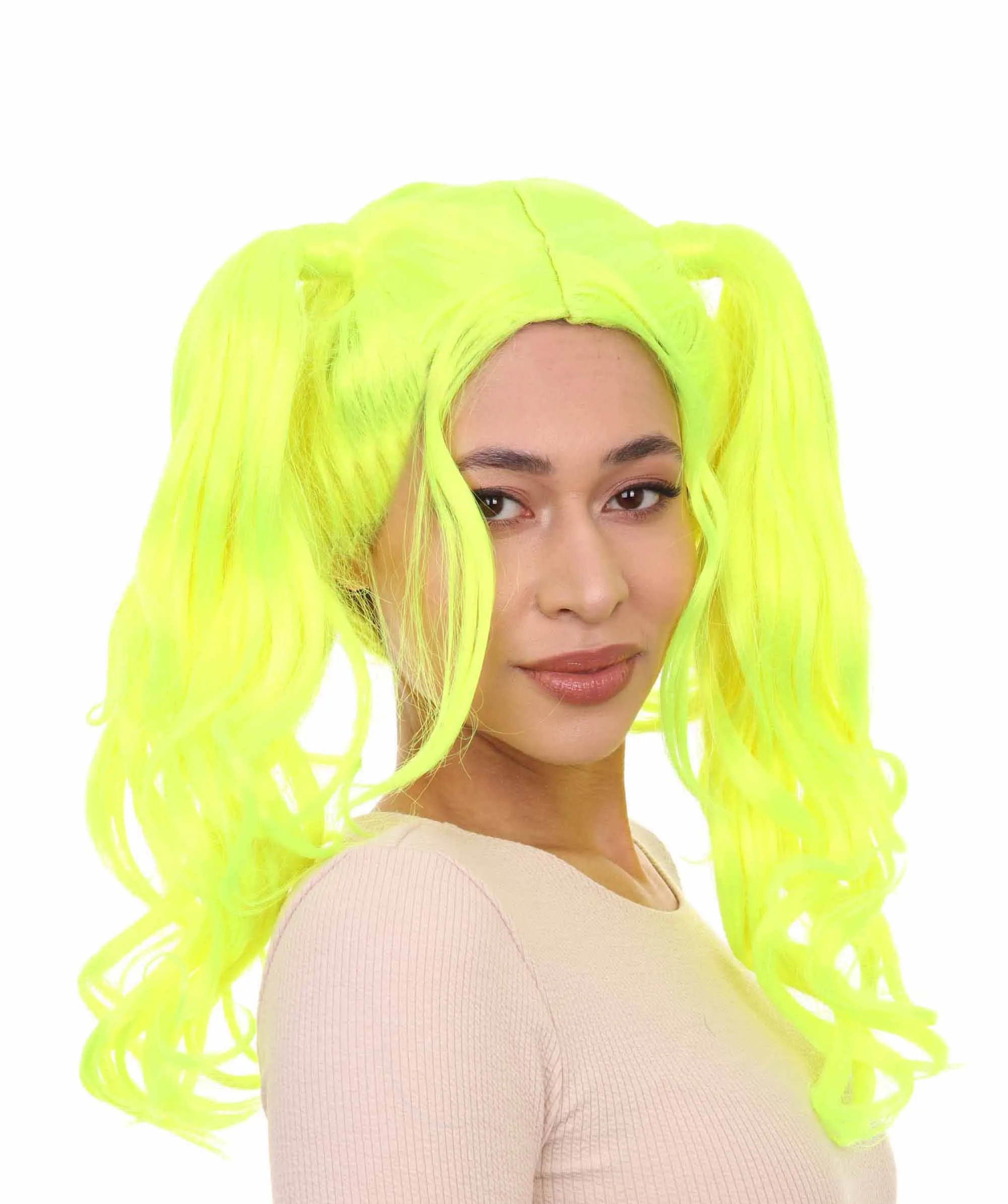 Womens Dolly Pigtail Wigs Collection | Party Event Ready Cosplay Halloween Wigs | Premium Breathable Capless Cap