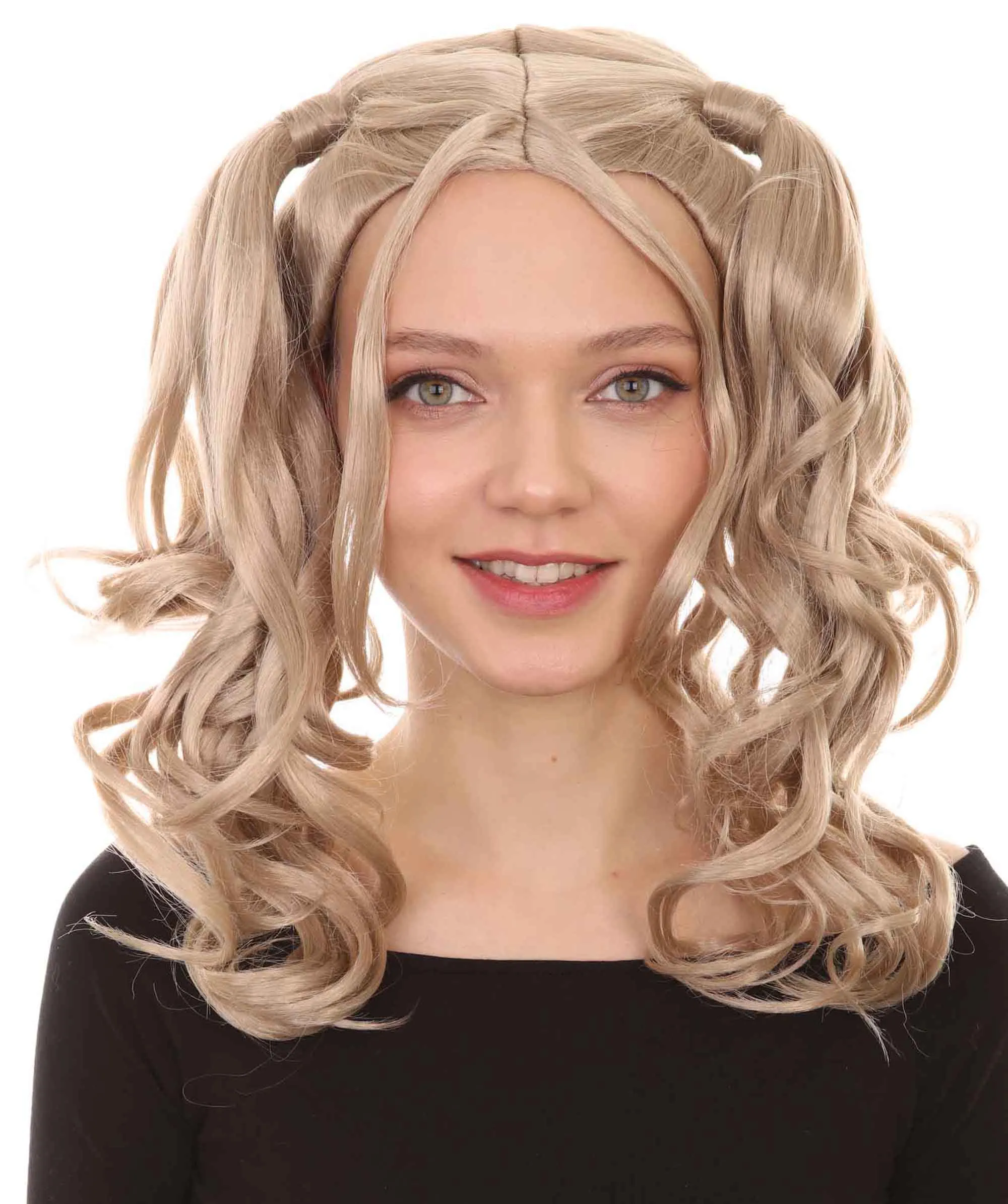 Womens Dolly Pigtail Wigs Collection | Party Event Ready Cosplay Halloween Wigs | Premium Breathable Capless Cap