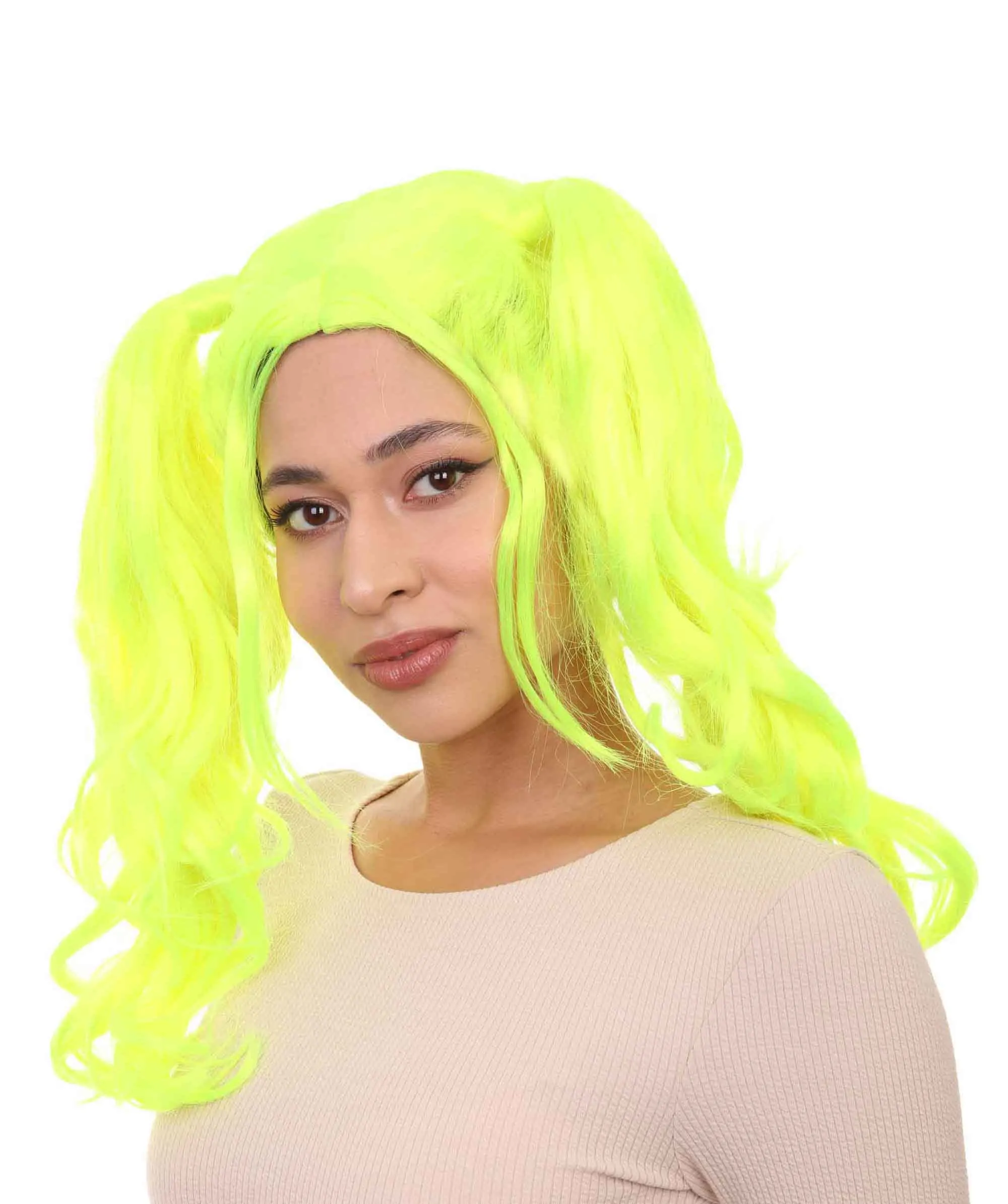 Womens Dolly Pigtail Wigs Collection | Party Event Ready Cosplay Halloween Wigs | Premium Breathable Capless Cap