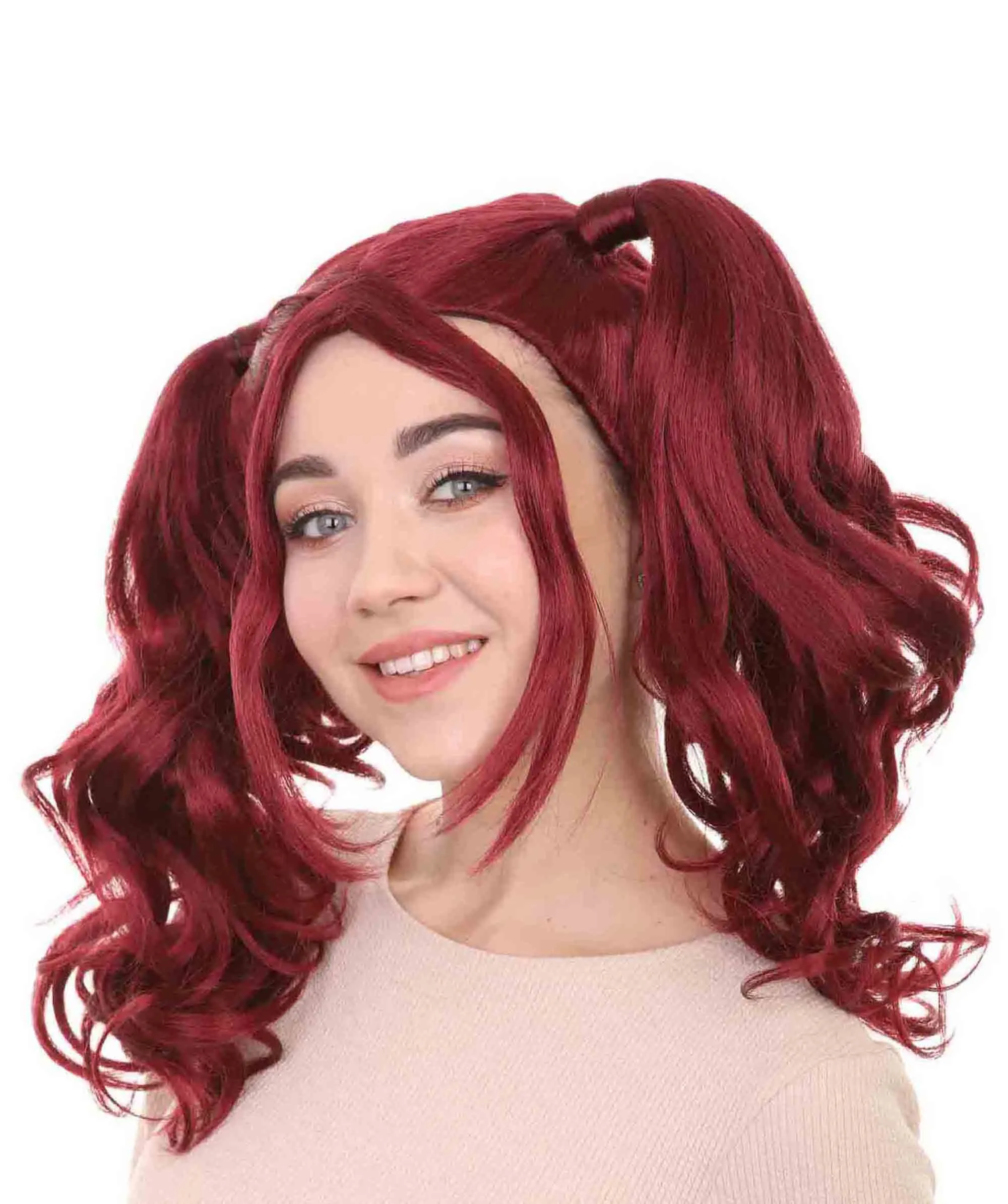 Womens Dolly Pigtail Wigs Collection | Party Event Ready Cosplay Halloween Wigs | Premium Breathable Capless Cap