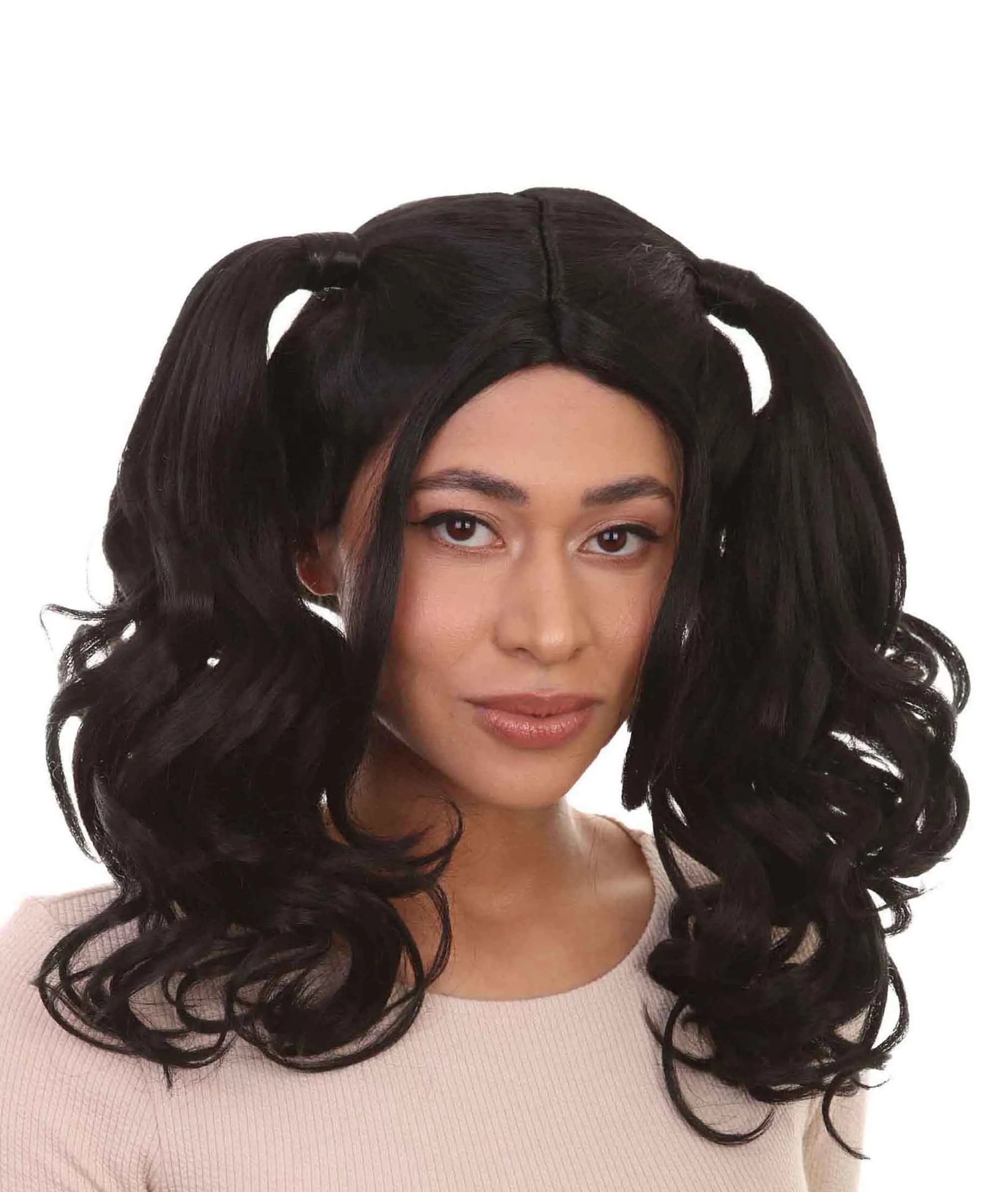 Womens Dolly Pigtail Wigs Collection | Party Event Ready Cosplay Halloween Wigs | Premium Breathable Capless Cap