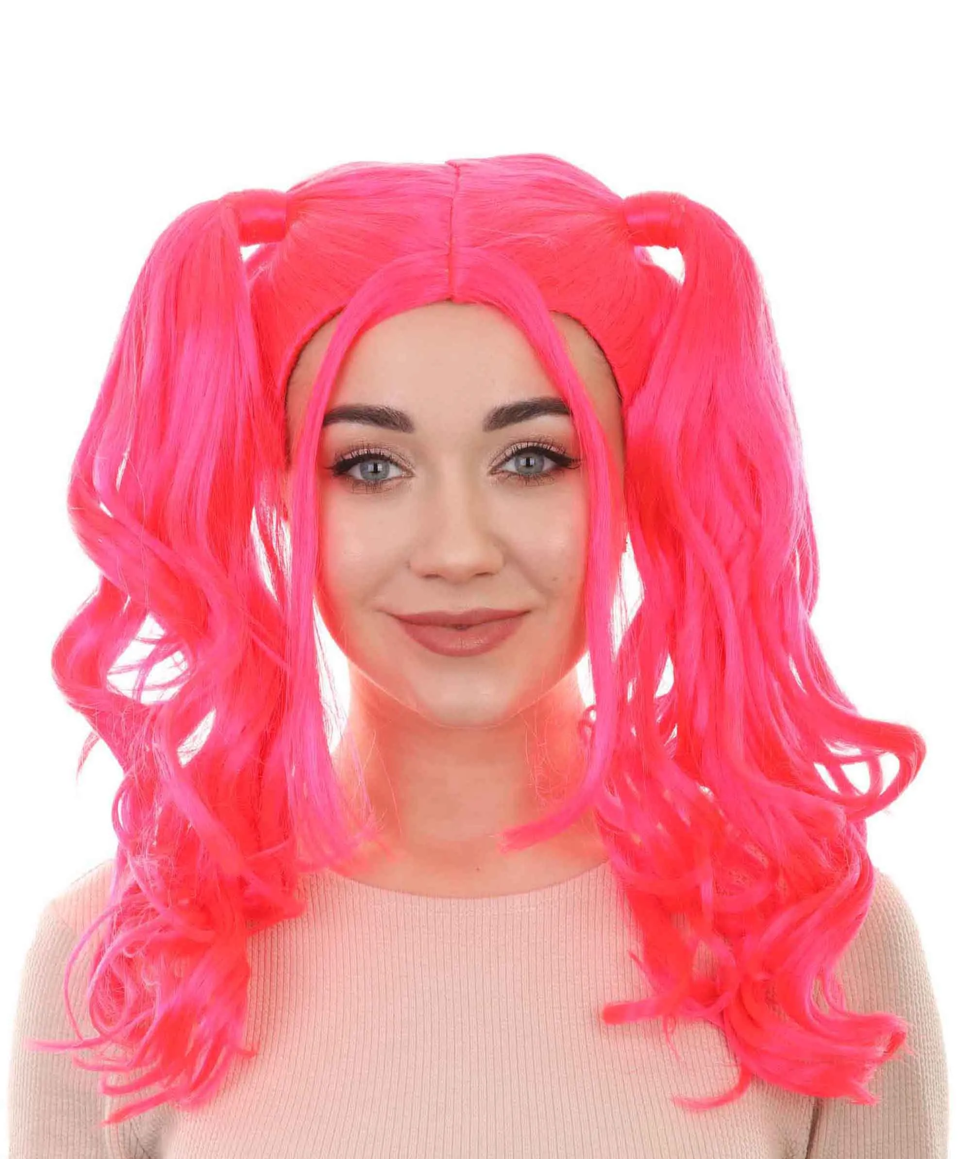 Womens Dolly Pigtail Wigs Collection | Party Event Ready Cosplay Halloween Wigs | Premium Breathable Capless Cap