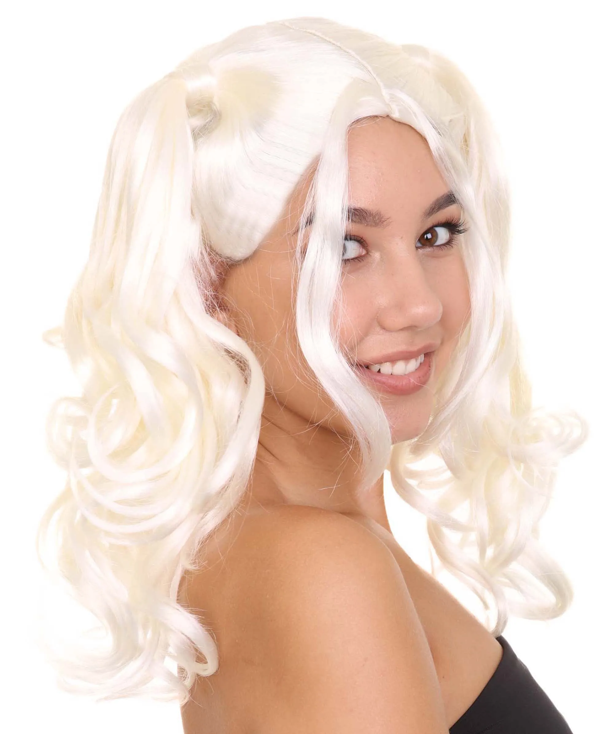 Womens Dolly Pigtail Wigs Collection | Party Event Ready Cosplay Halloween Wigs | Premium Breathable Capless Cap