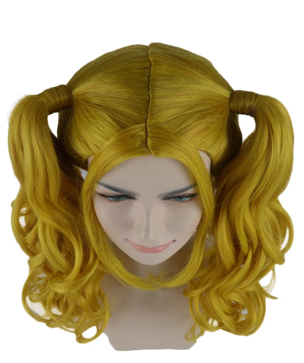 Womens Dolly Pigtail Wigs Collection | Party Event Ready Cosplay Halloween Wigs | Premium Breathable Capless Cap