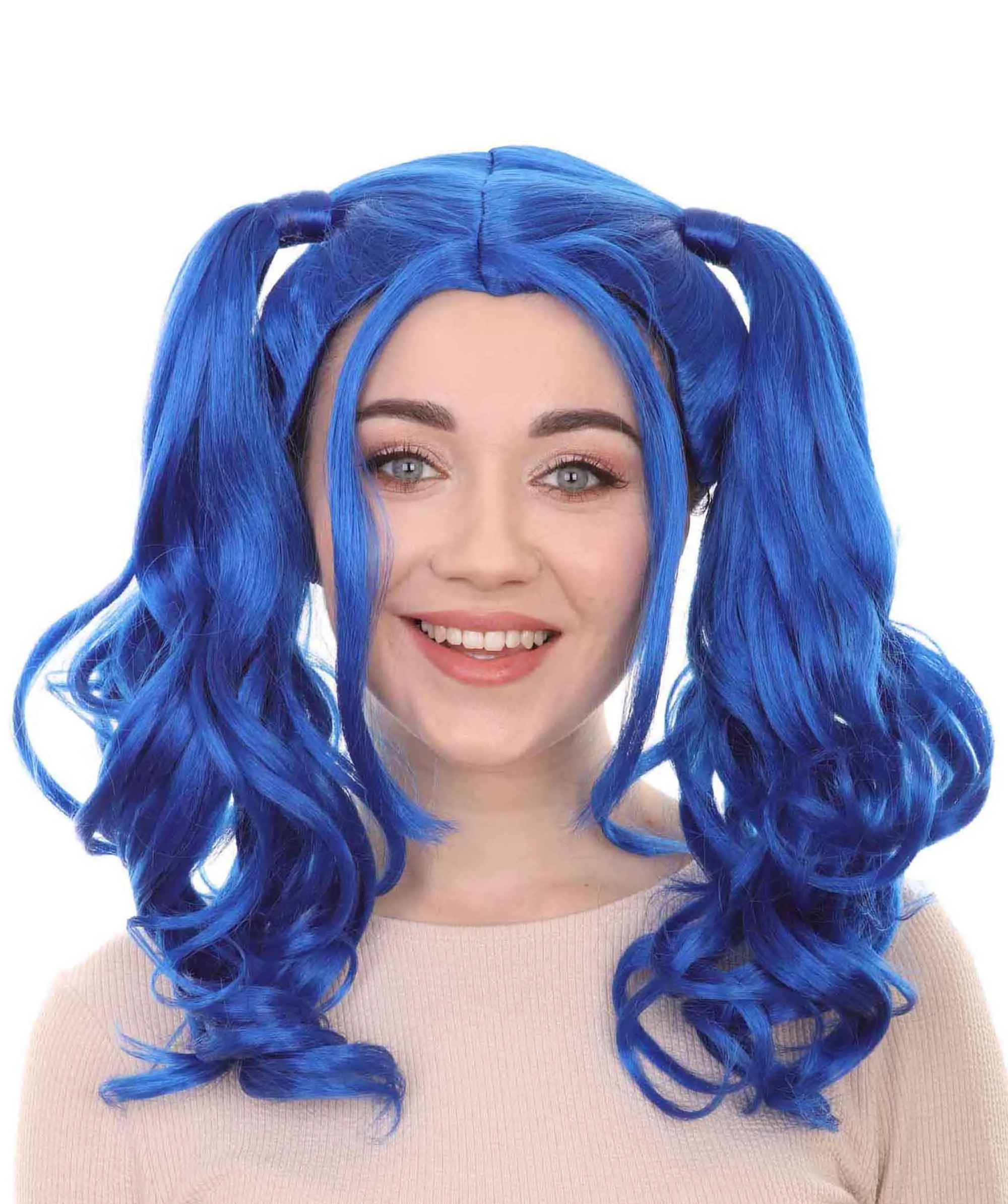 Womens Dolly Pigtail Wigs Collection | Party Event Ready Cosplay Halloween Wigs | Premium Breathable Capless Cap