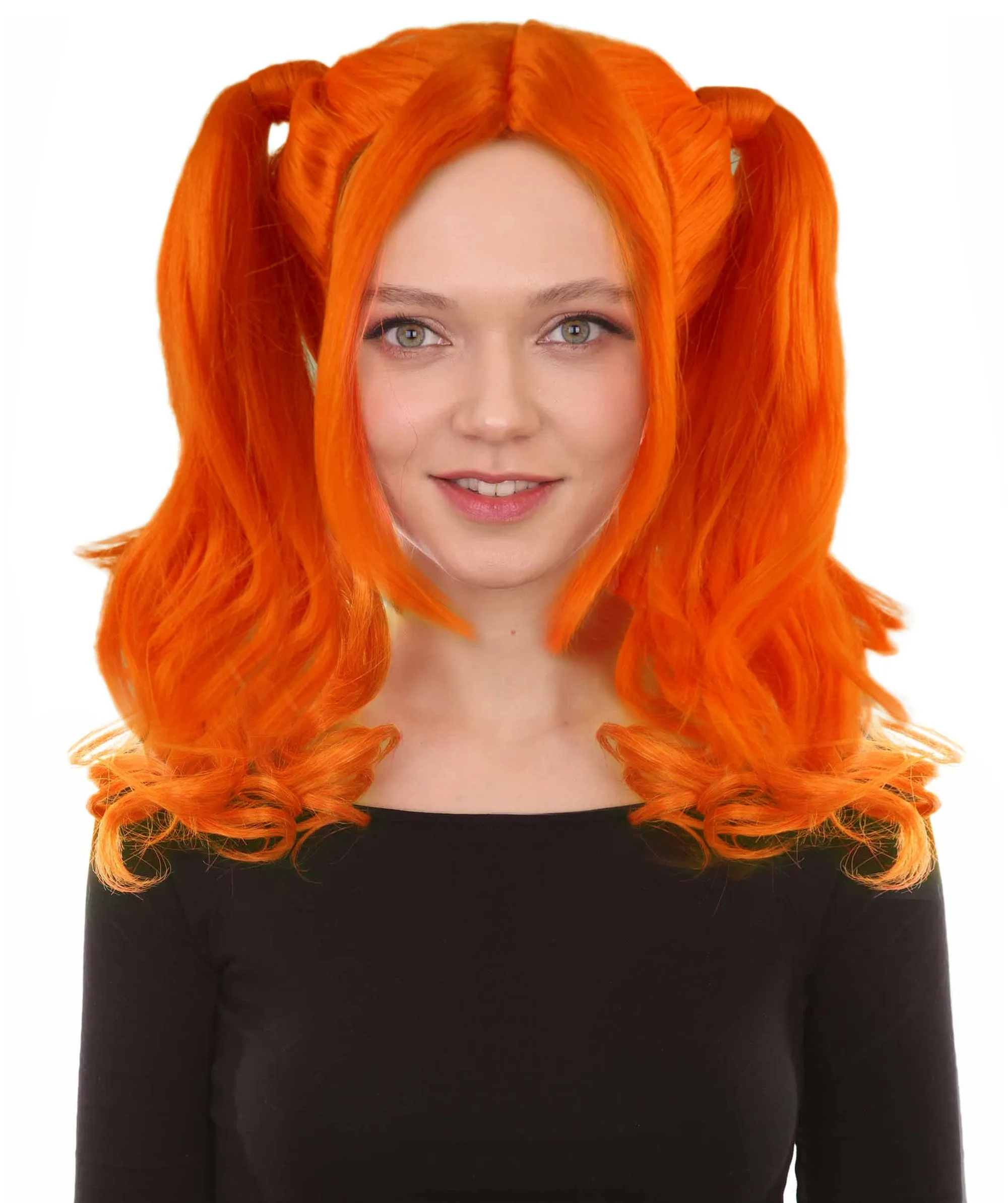 Womens Dolly Pigtail Wigs Collection | Party Event Ready Cosplay Halloween Wigs | Premium Breathable Capless Cap