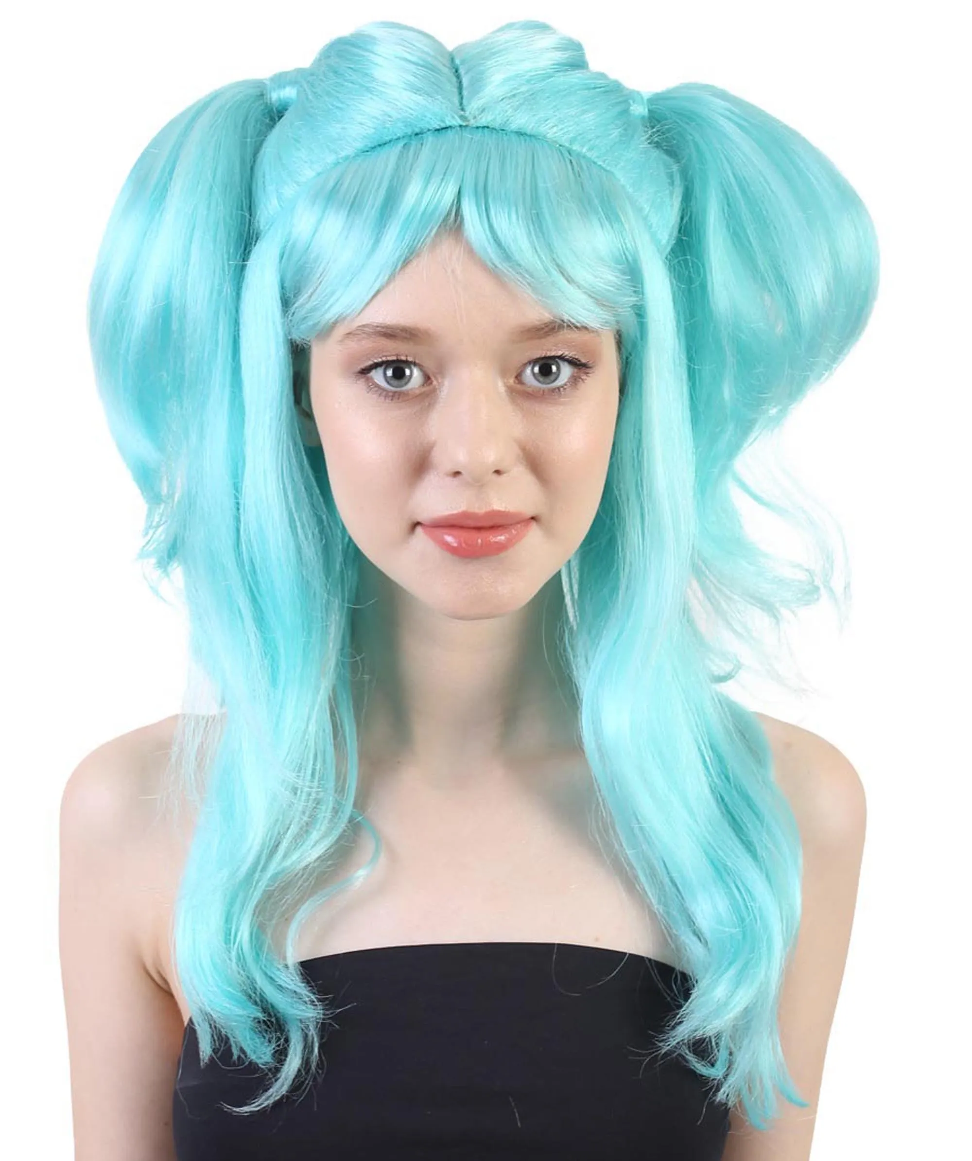 Womens Dolly Pigtail Wigs Collection | Party Event Ready Cosplay Halloween Wigs | Premium Breathable Capless Cap