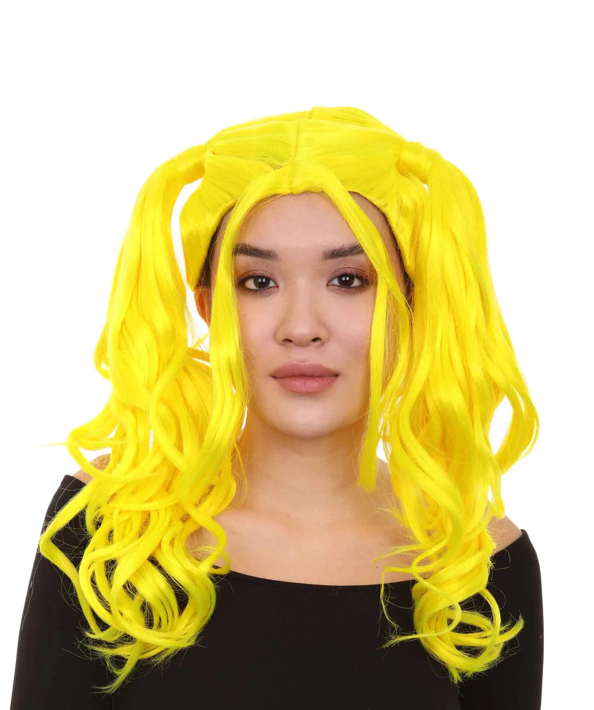 Womens Dolly Pigtail Wigs Collection | Party Event Ready Cosplay Halloween Wigs | Premium Breathable Capless Cap