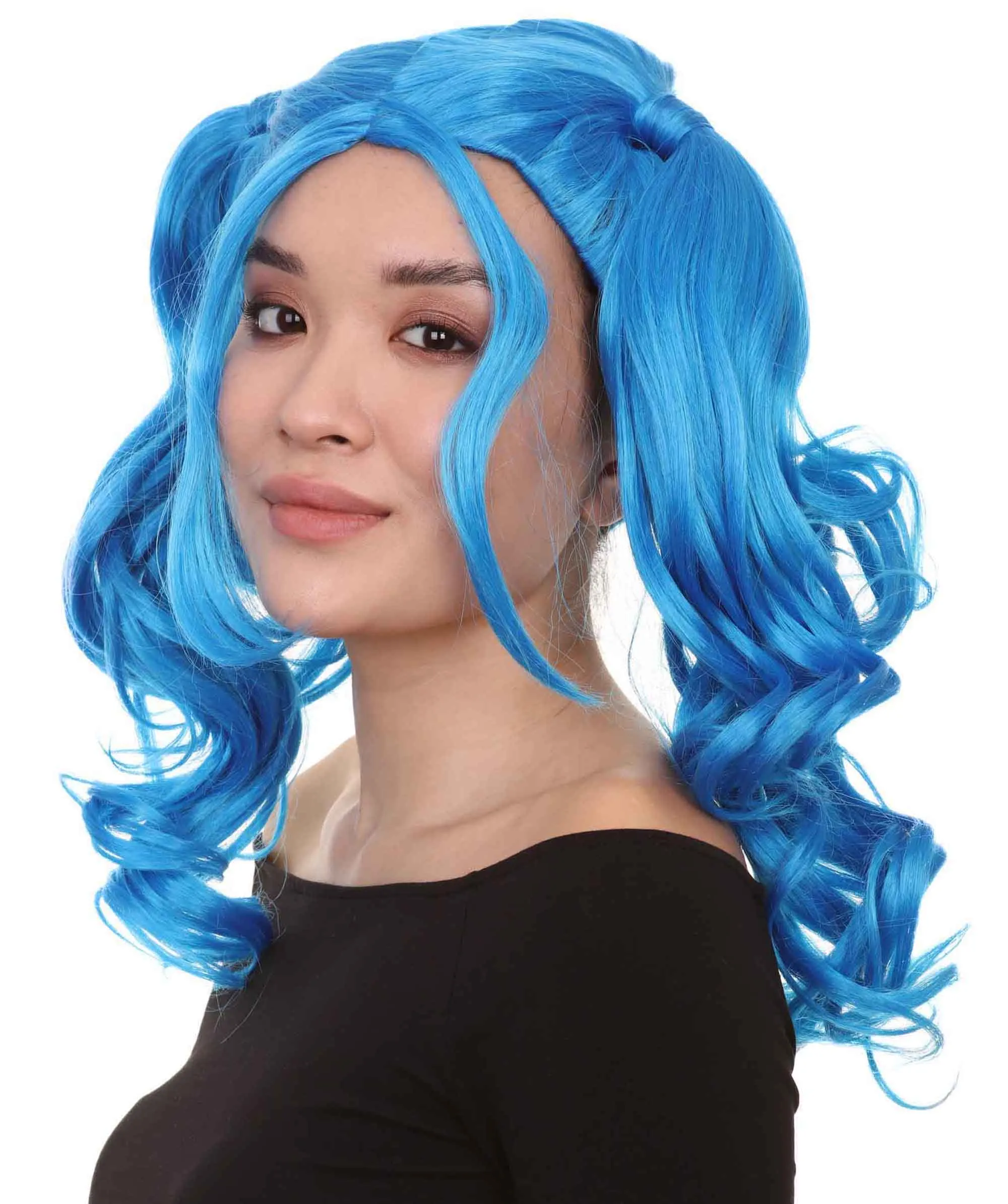 Womens Dolly Pigtail Wigs Collection | Party Event Ready Cosplay Halloween Wigs | Premium Breathable Capless Cap