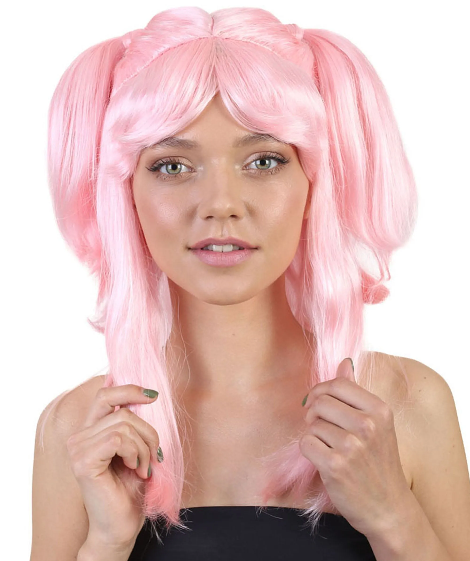 Womens Dolly Pigtail Wigs Collection | Party Event Ready Cosplay Halloween Wigs | Premium Breathable Capless Cap