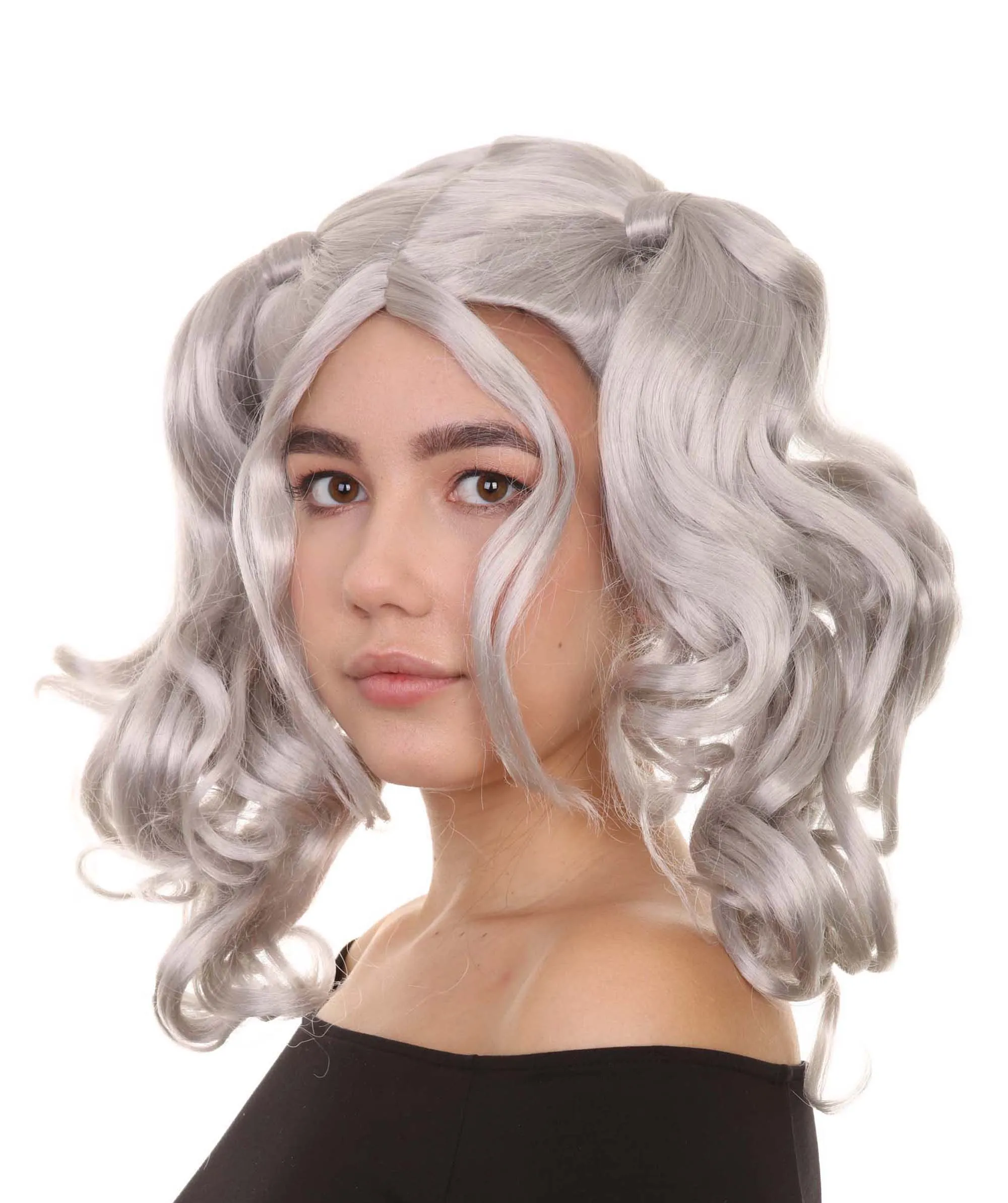 Womens Dolly Pigtail Wigs Collection | Party Event Ready Cosplay Halloween Wigs | Premium Breathable Capless Cap