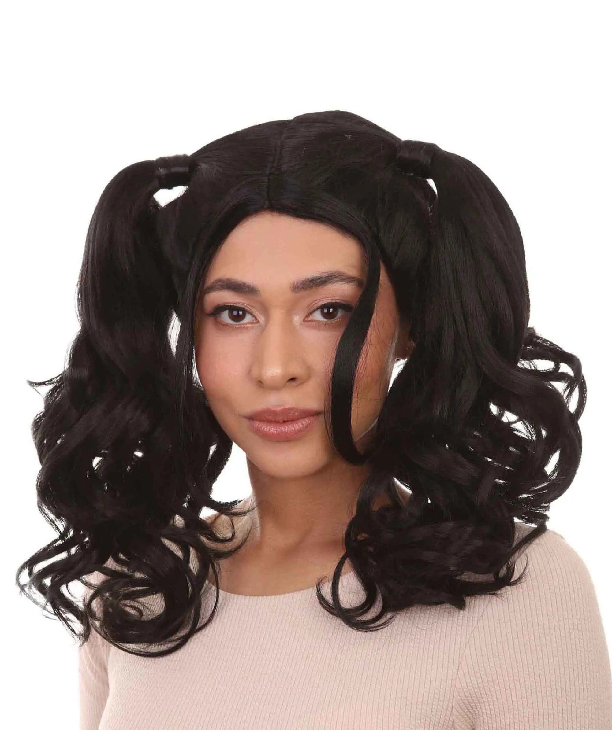 Womens Dolly Pigtail Wigs Collection | Party Event Ready Cosplay Halloween Wigs | Premium Breathable Capless Cap