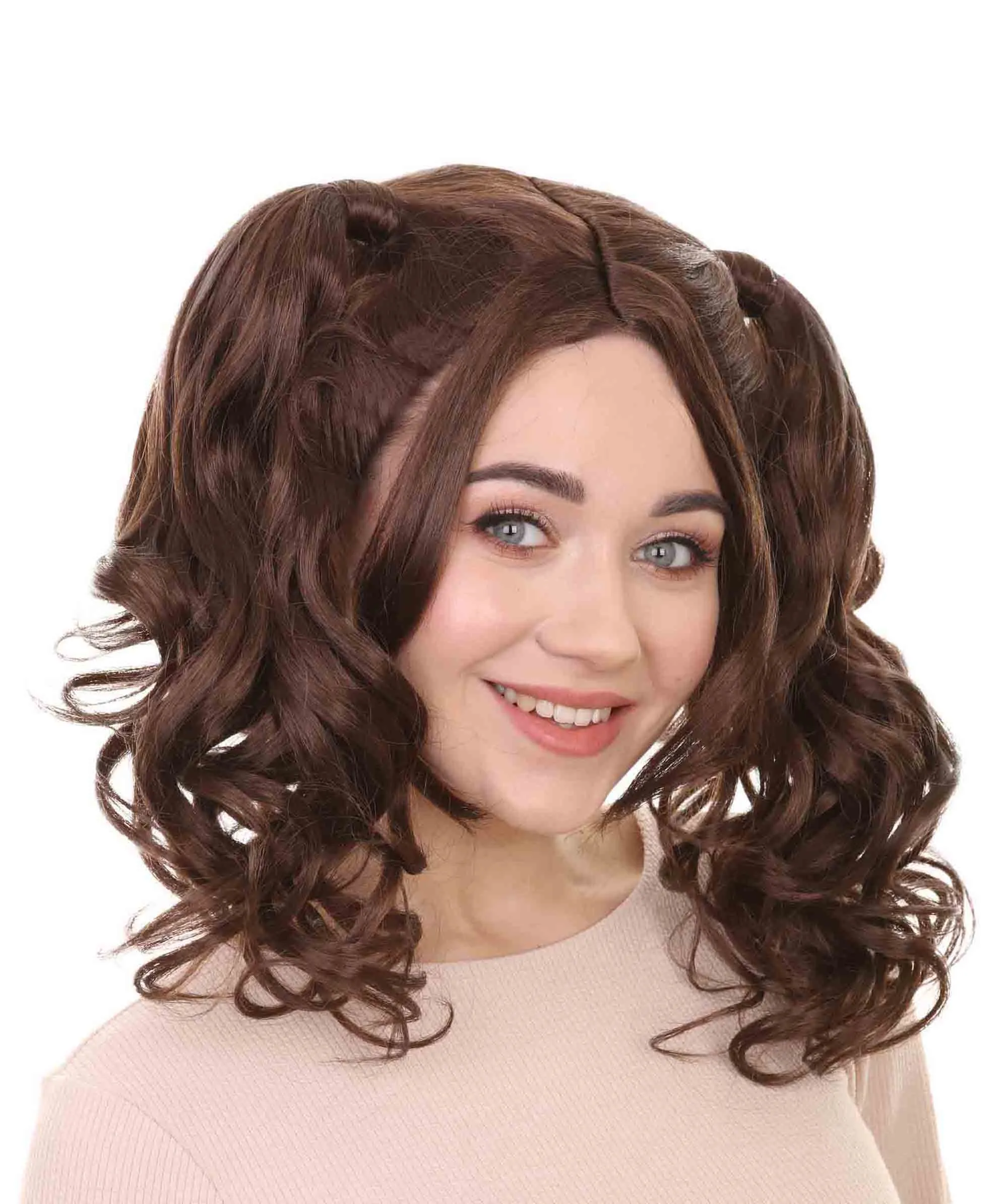 Womens Dolly Pigtail Wigs Collection | Party Event Ready Cosplay Halloween Wigs | Premium Breathable Capless Cap