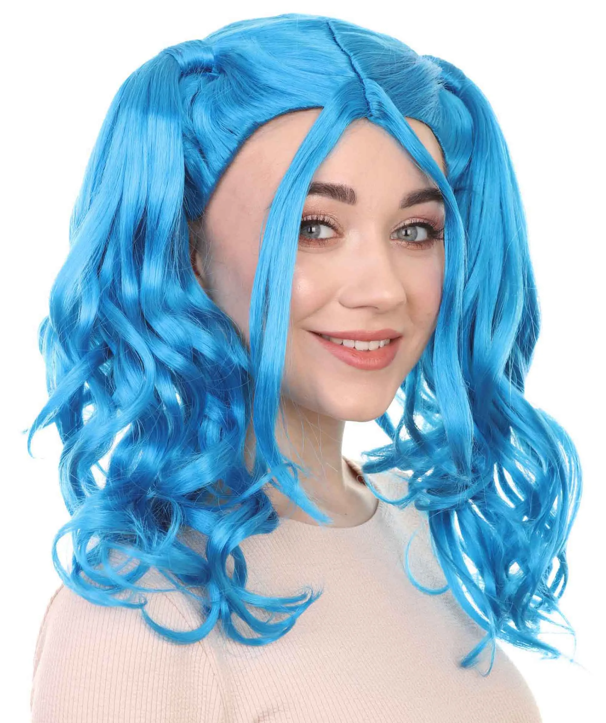 Womens Dolly Pigtail Wigs Collection | Party Event Ready Cosplay Halloween Wigs | Premium Breathable Capless Cap