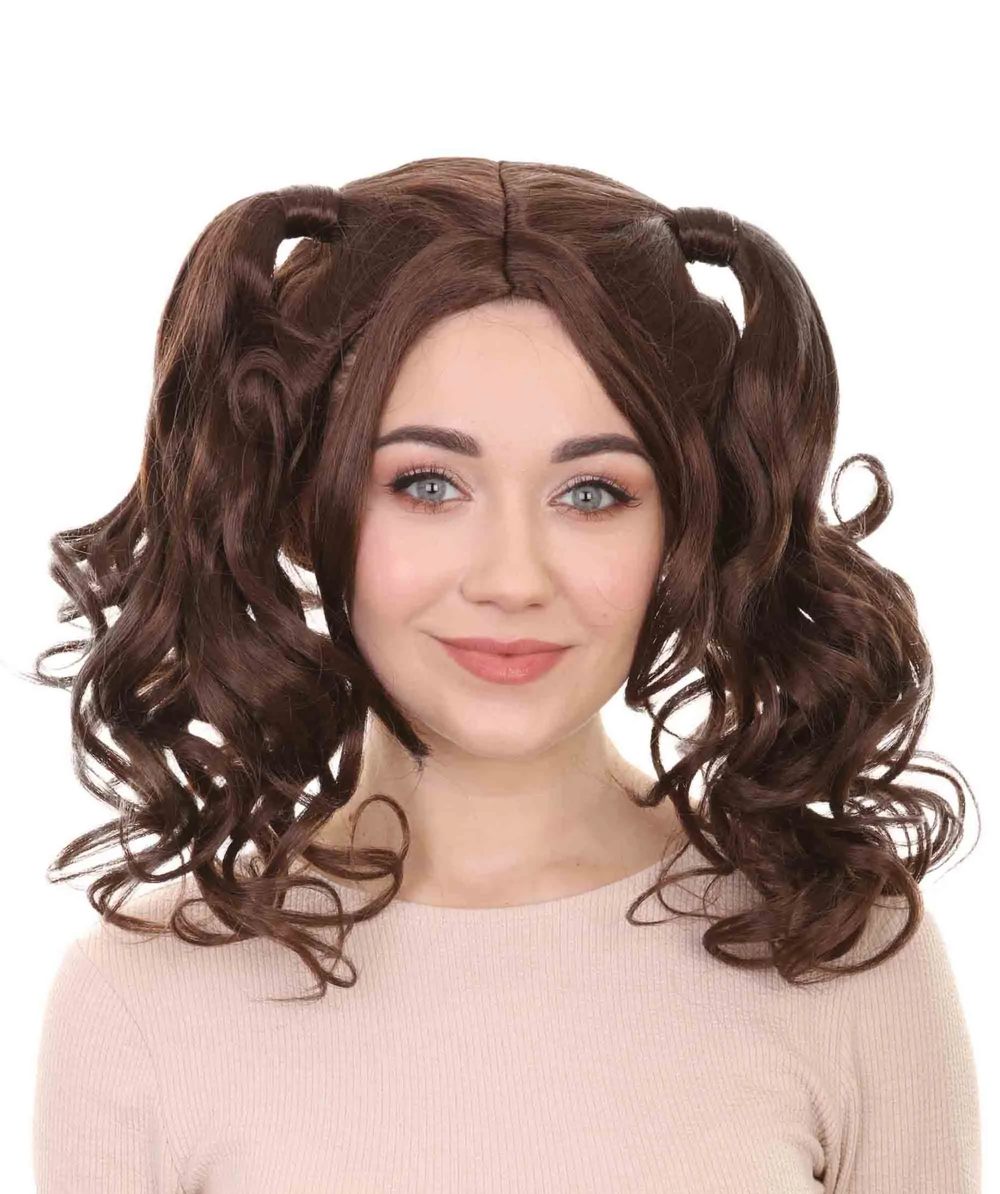 Womens Dolly Pigtail Wigs Collection | Party Event Ready Cosplay Halloween Wigs | Premium Breathable Capless Cap