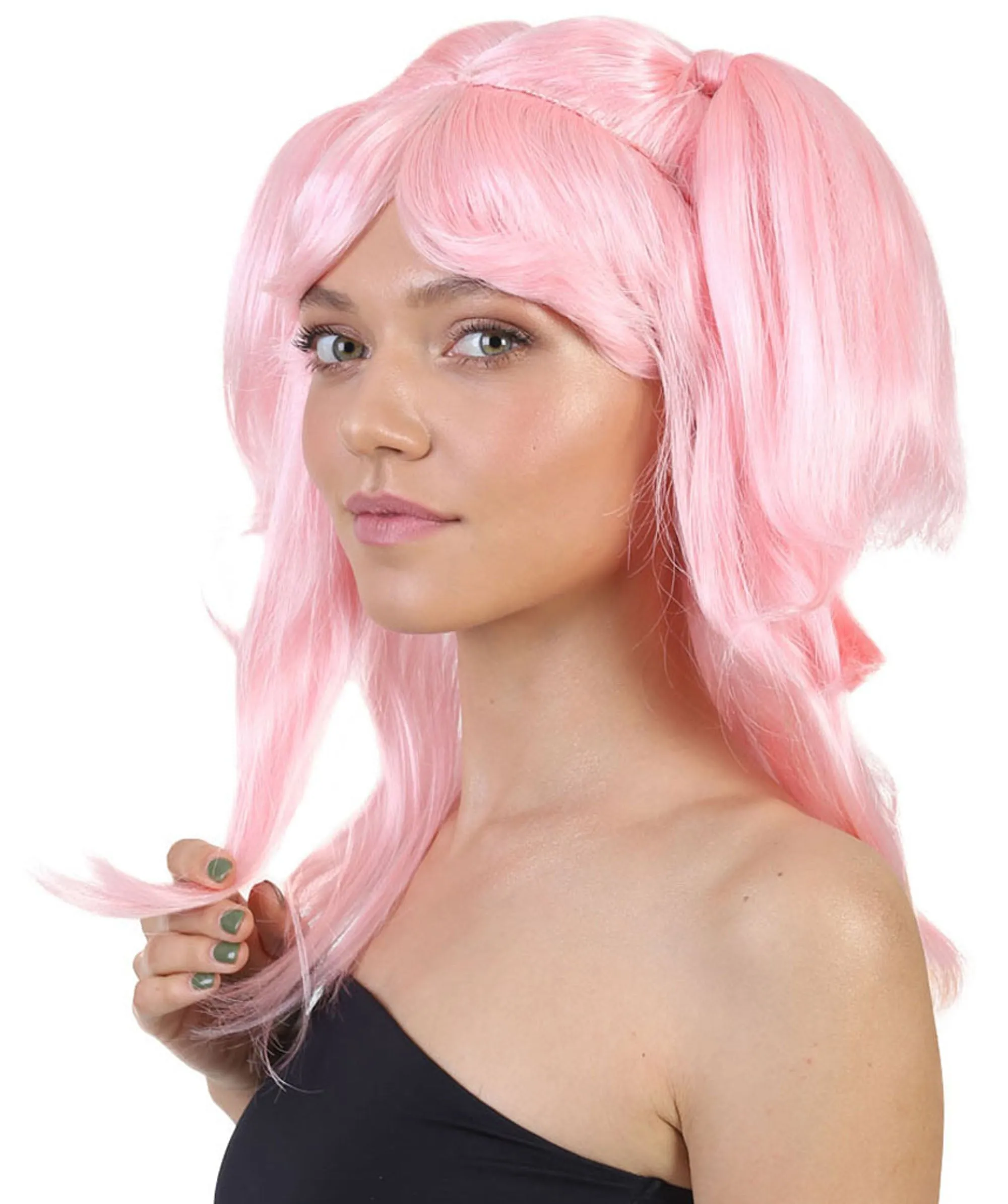 Womens Dolly Pigtail Wigs Collection | Party Event Ready Cosplay Halloween Wigs | Premium Breathable Capless Cap